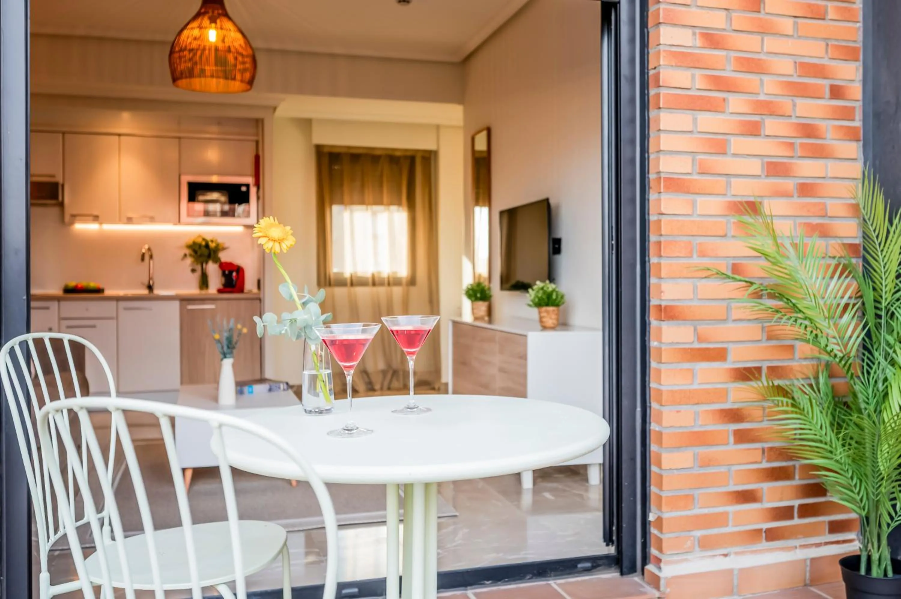 Balcony/Terrace in Apartamentos G3 Galeon