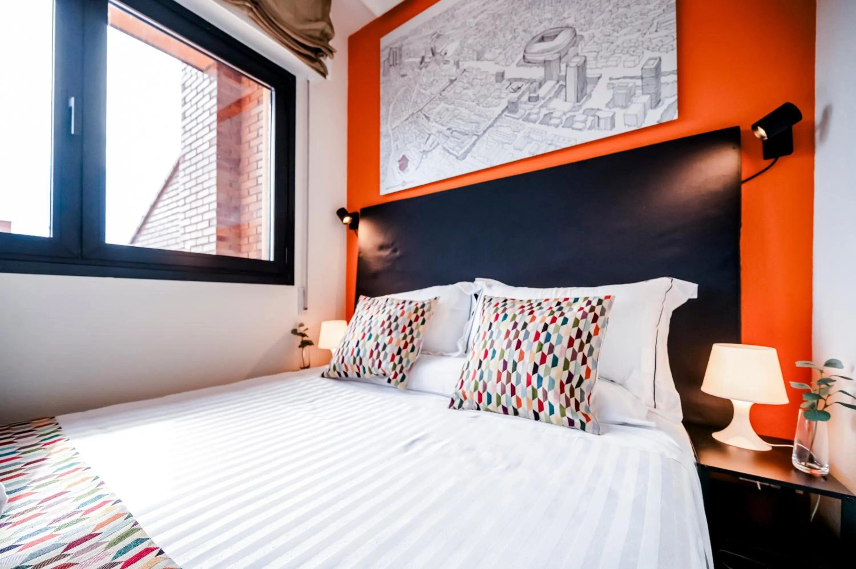 Bedroom, Bed in Apartamentos G3 Galeon