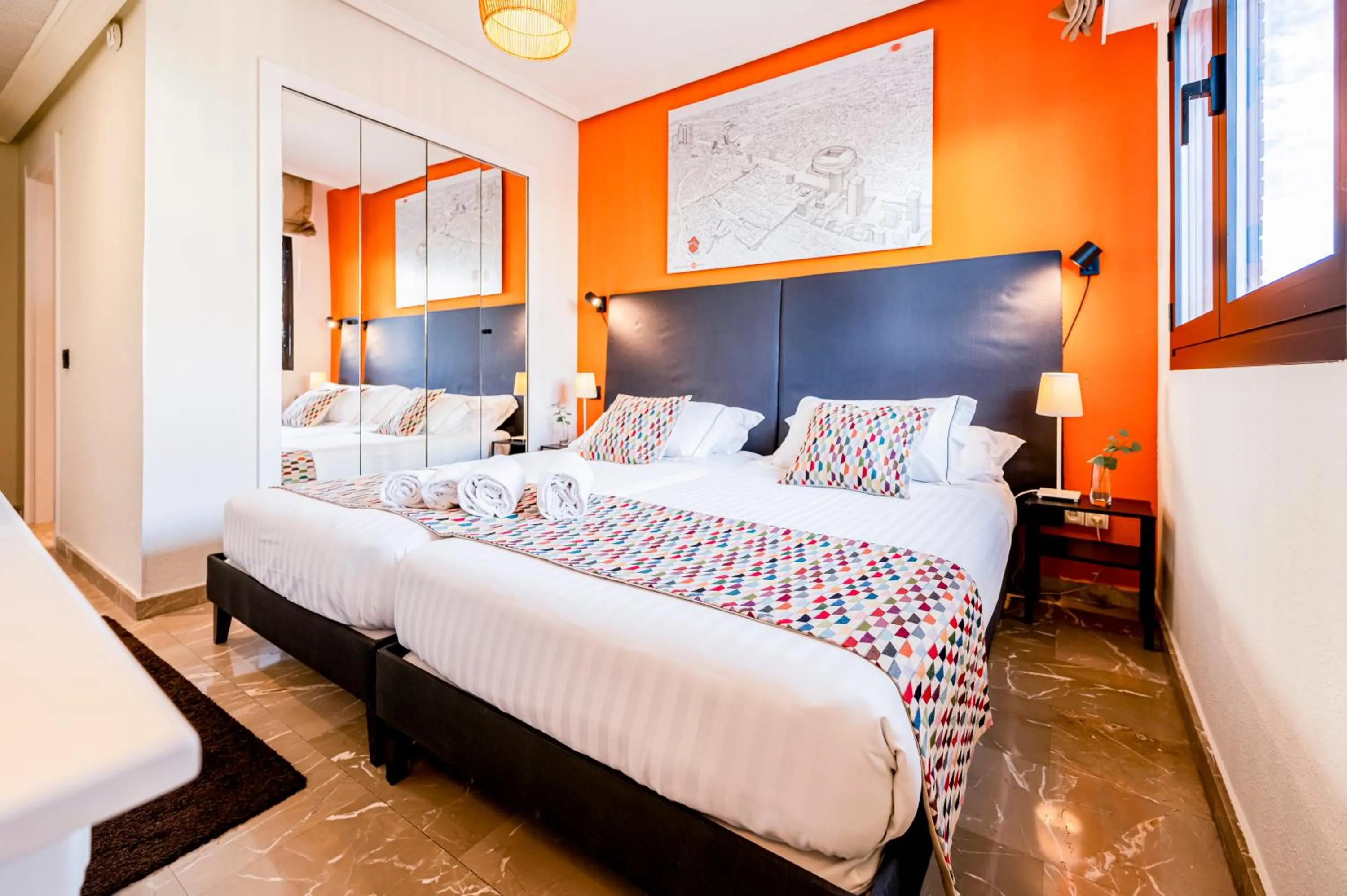 Bed in Apartamentos G3 Galeon