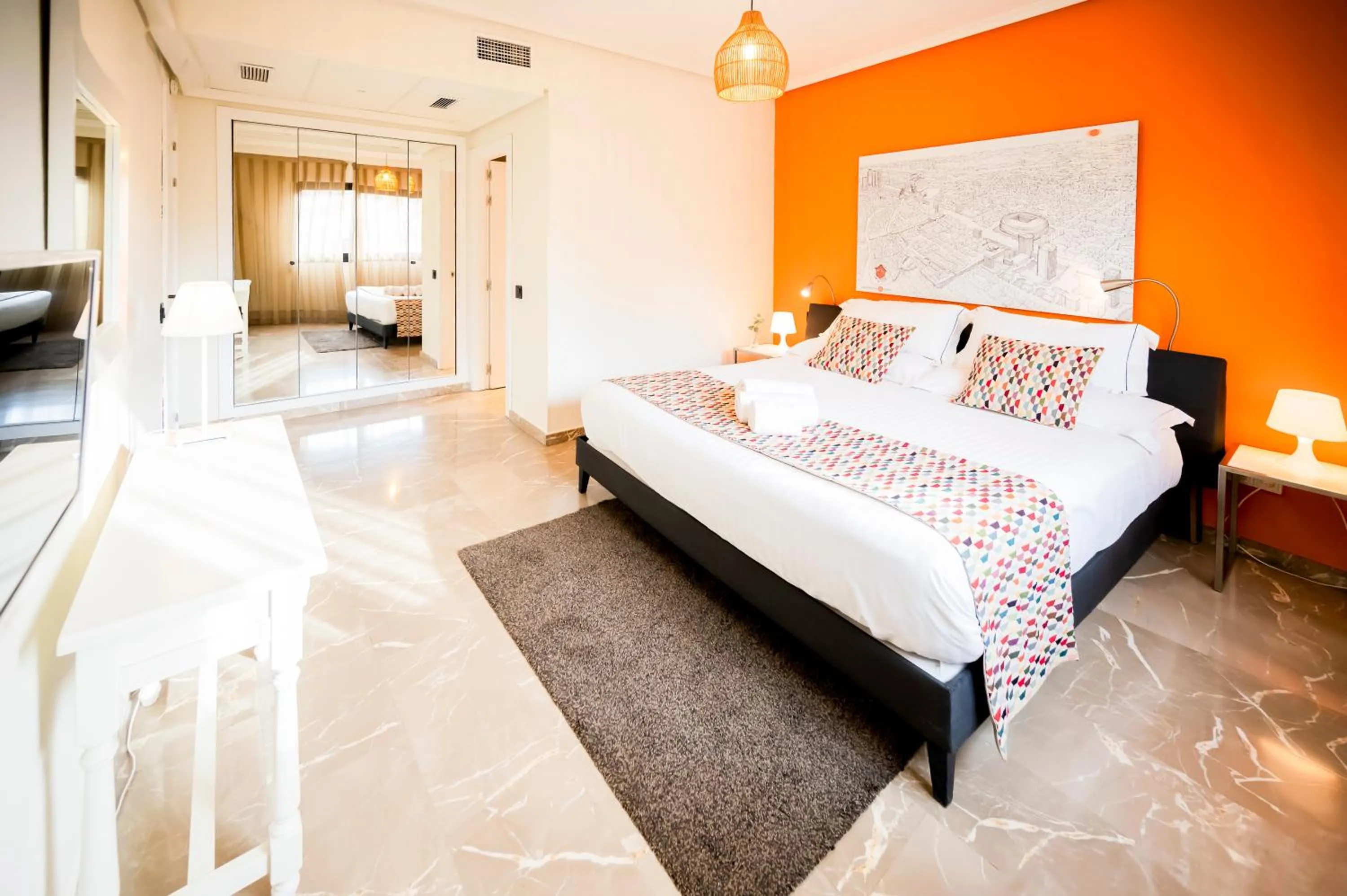 Bed in Apartamentos G3 Galeon