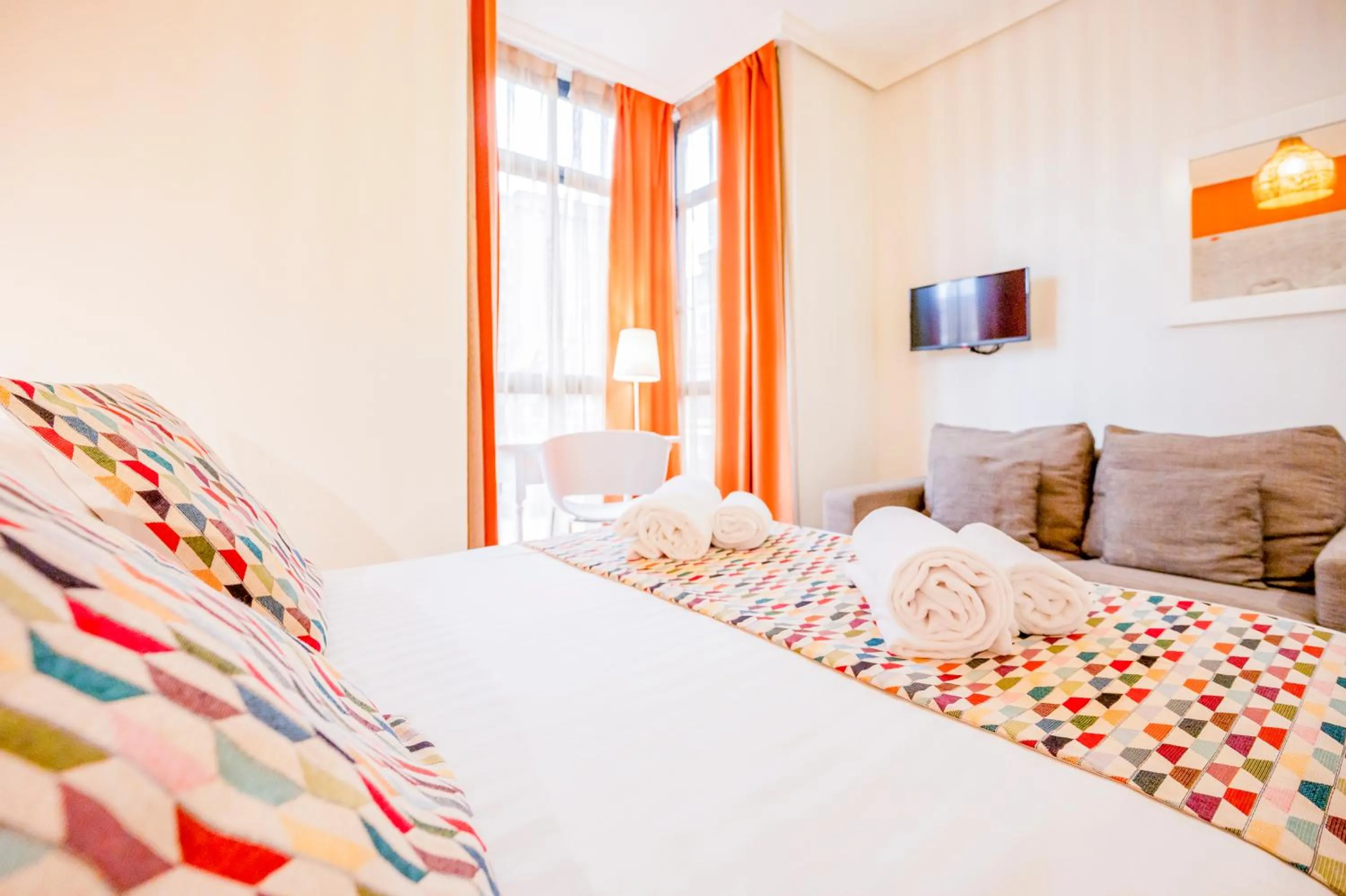 Bed in Apartamentos G3 Galeon