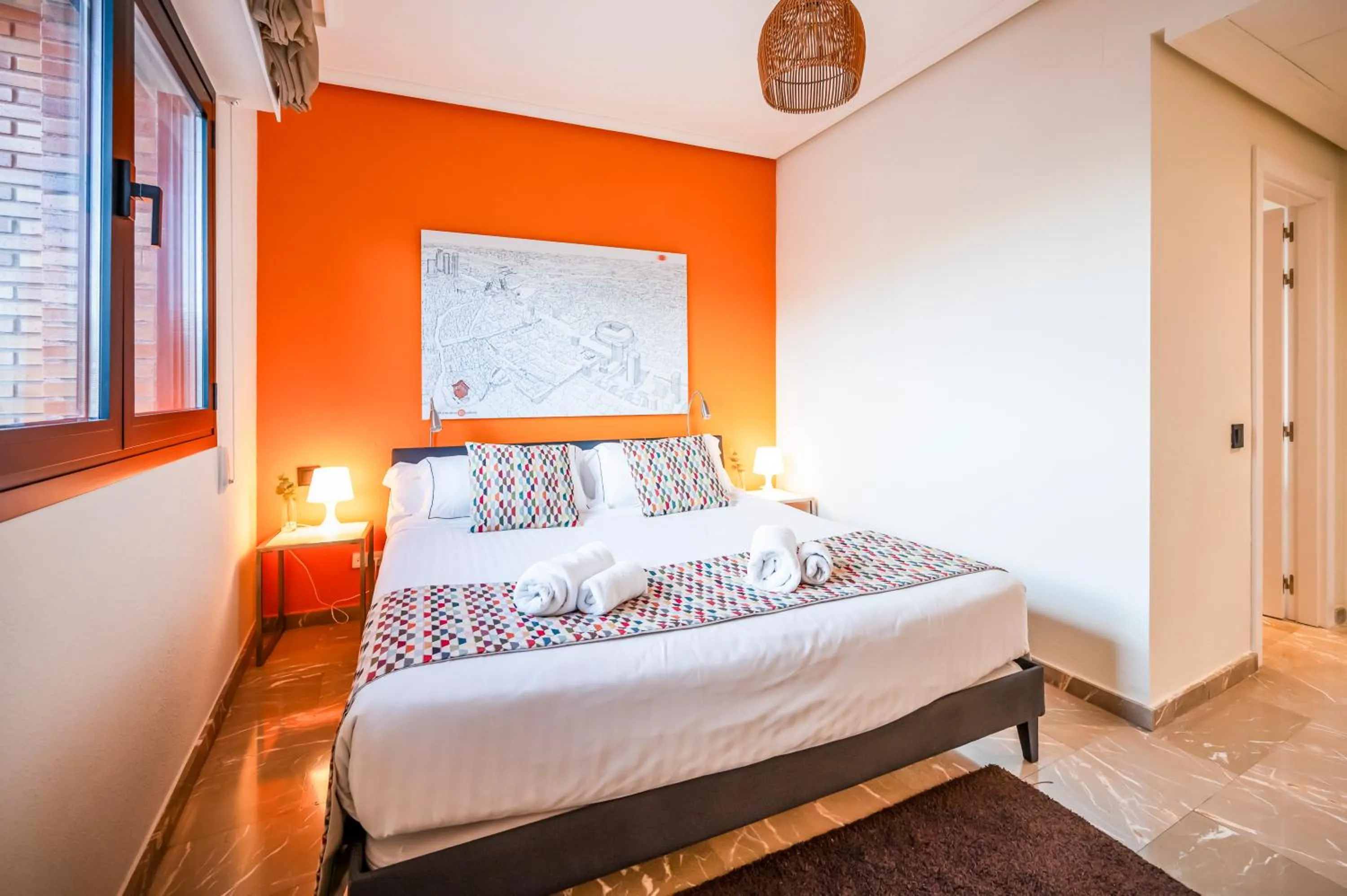 Bed in Apartamentos G3 Galeon