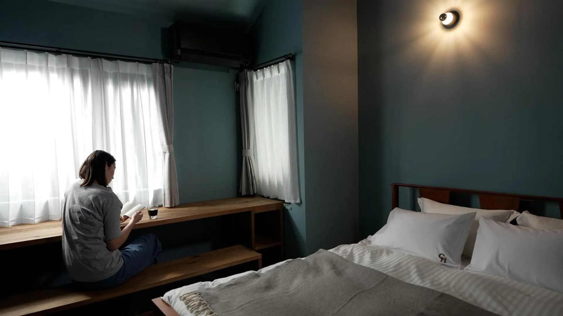 Bed in COFFEE HOTEL Soundwave