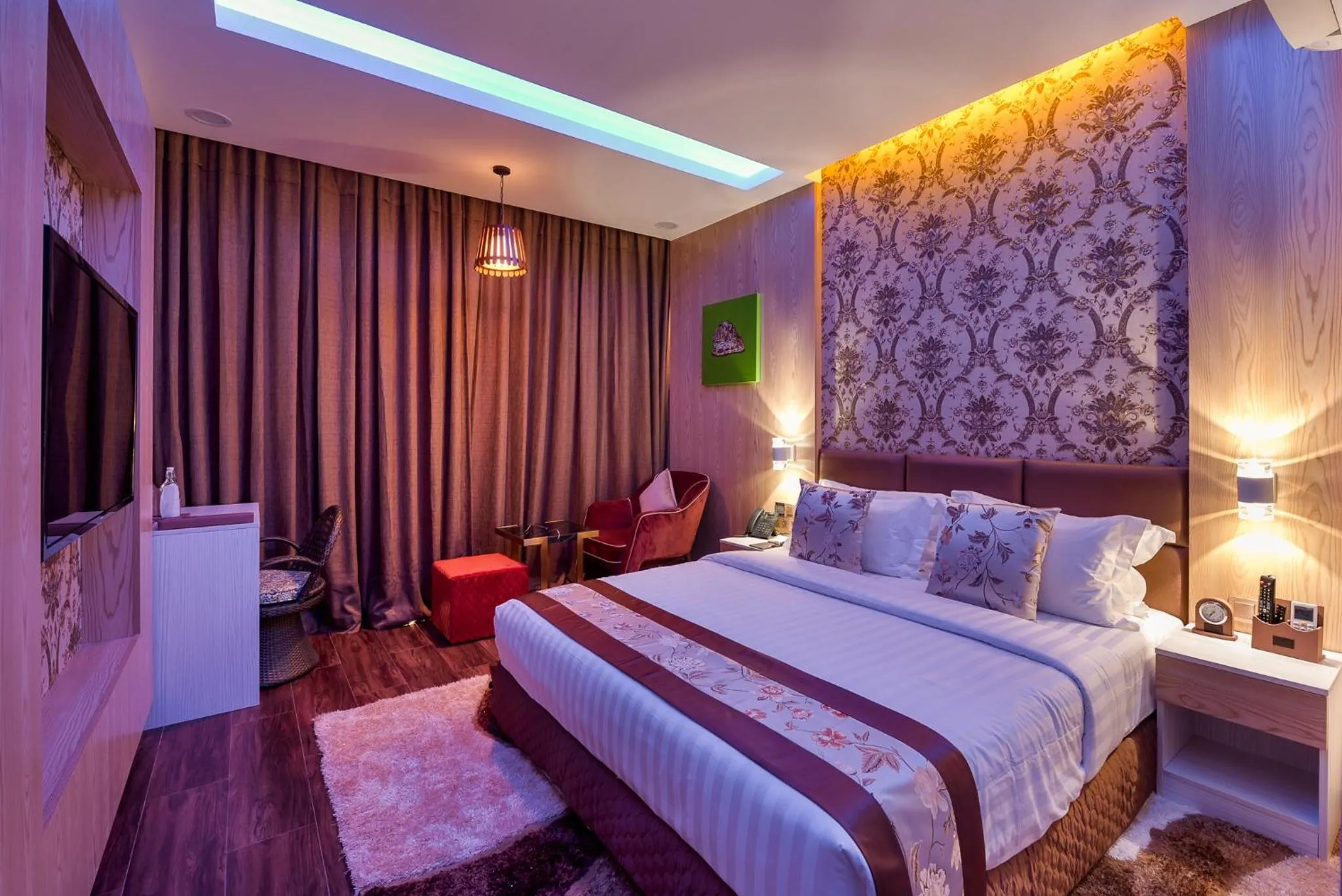 Bed in Summer Beach Maldives