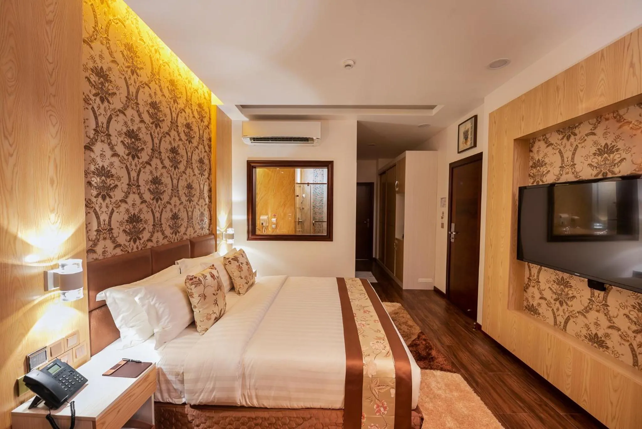 Bed in Summer Beach Maldives