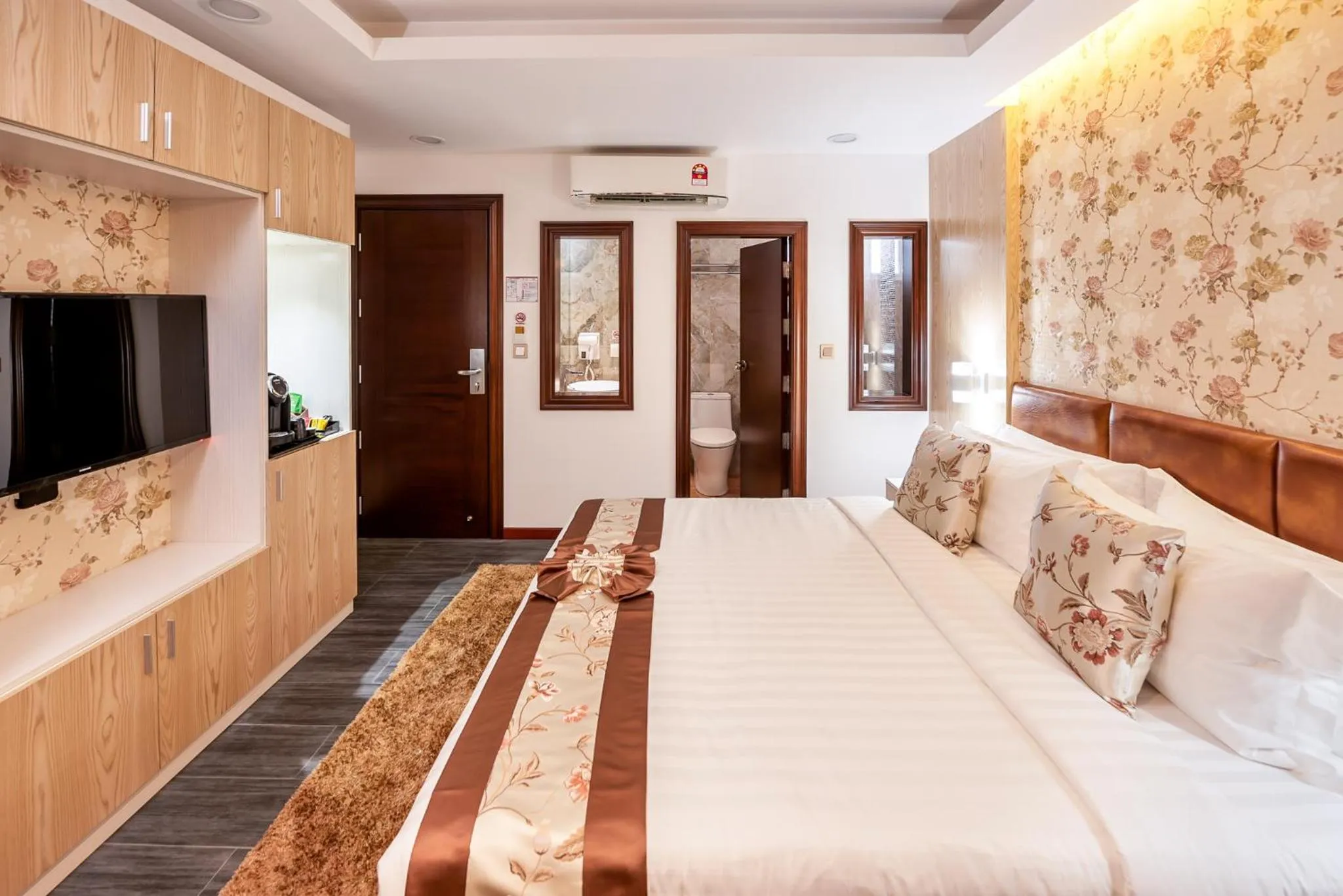 Bed in Summer Beach Maldives