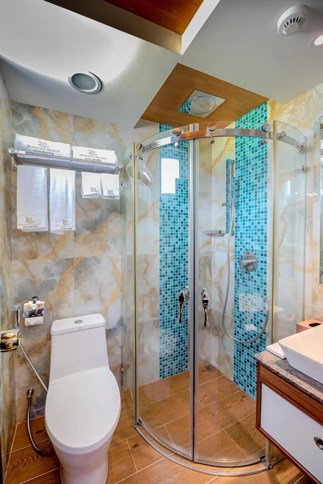 Toilet in Summer Beach Maldives