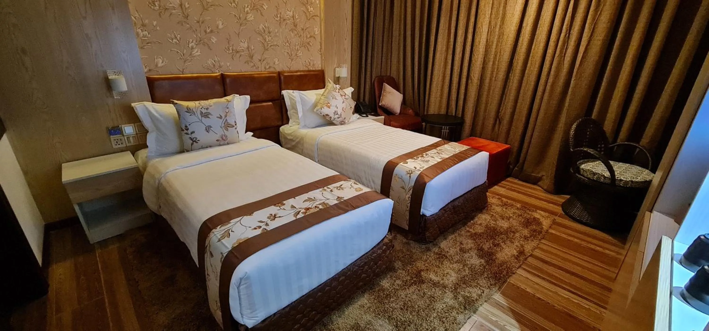 Bed in Summer Beach Maldives