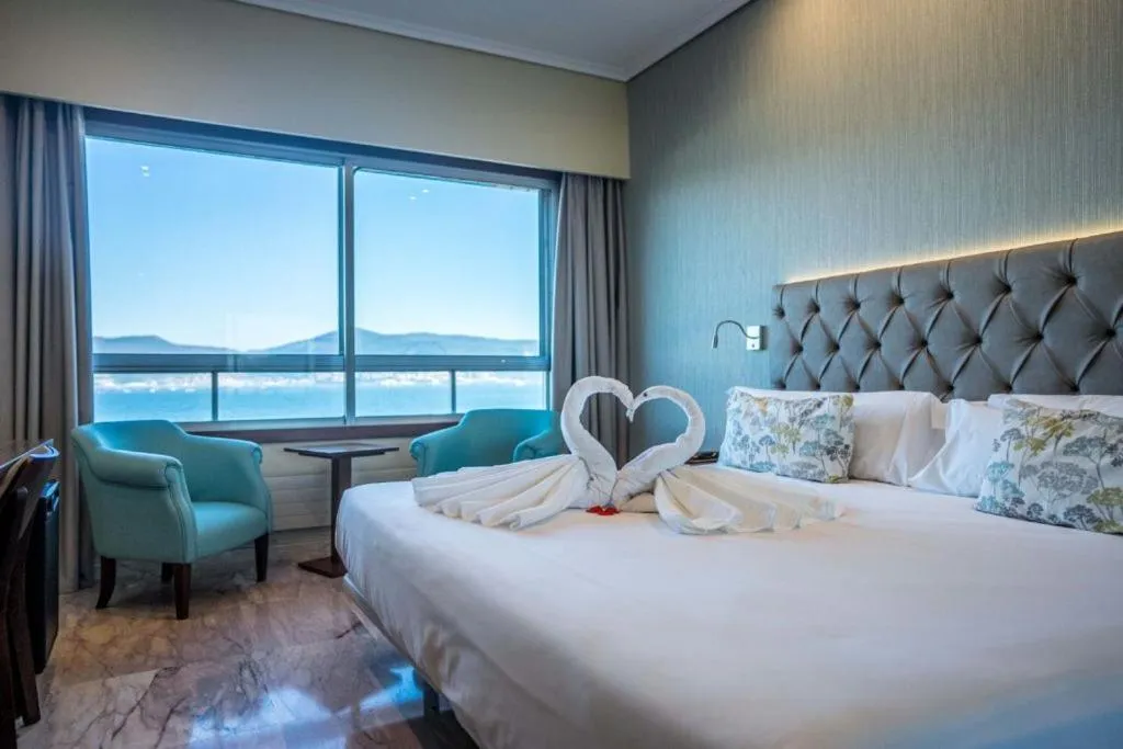 Bed in Hotel Bahía de Vigo