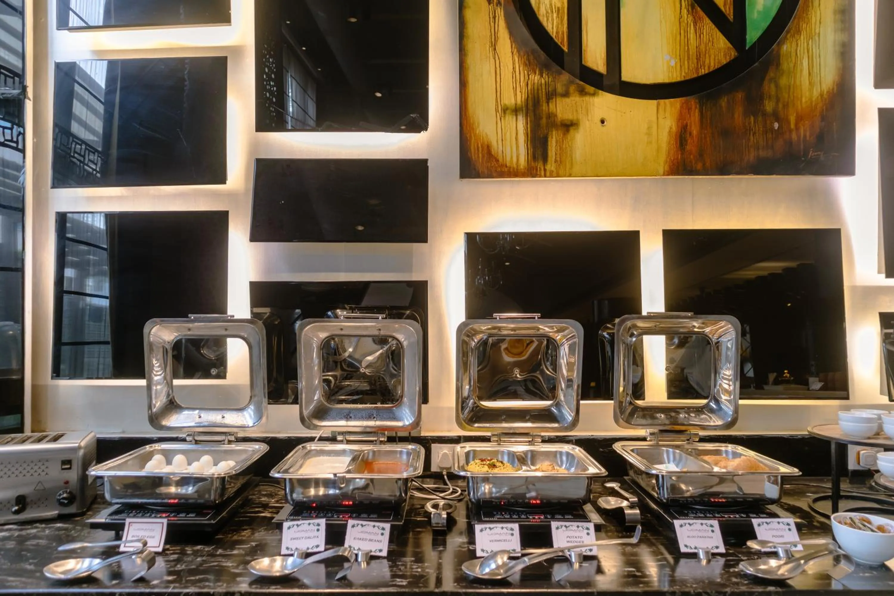 Breakfast in Udman Hotel Chhattarpur