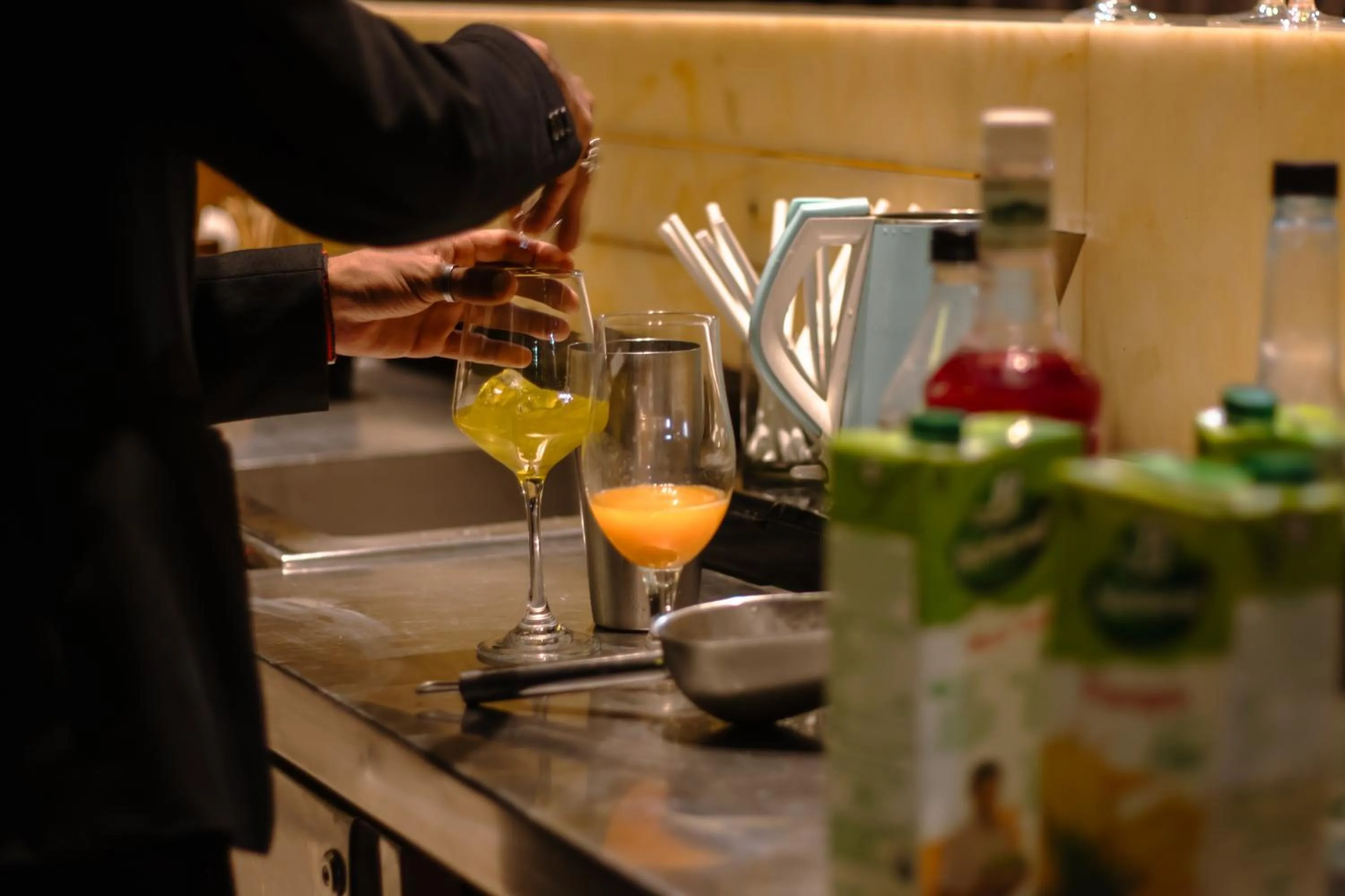 Drinks in Udman Hotel Chhattarpur