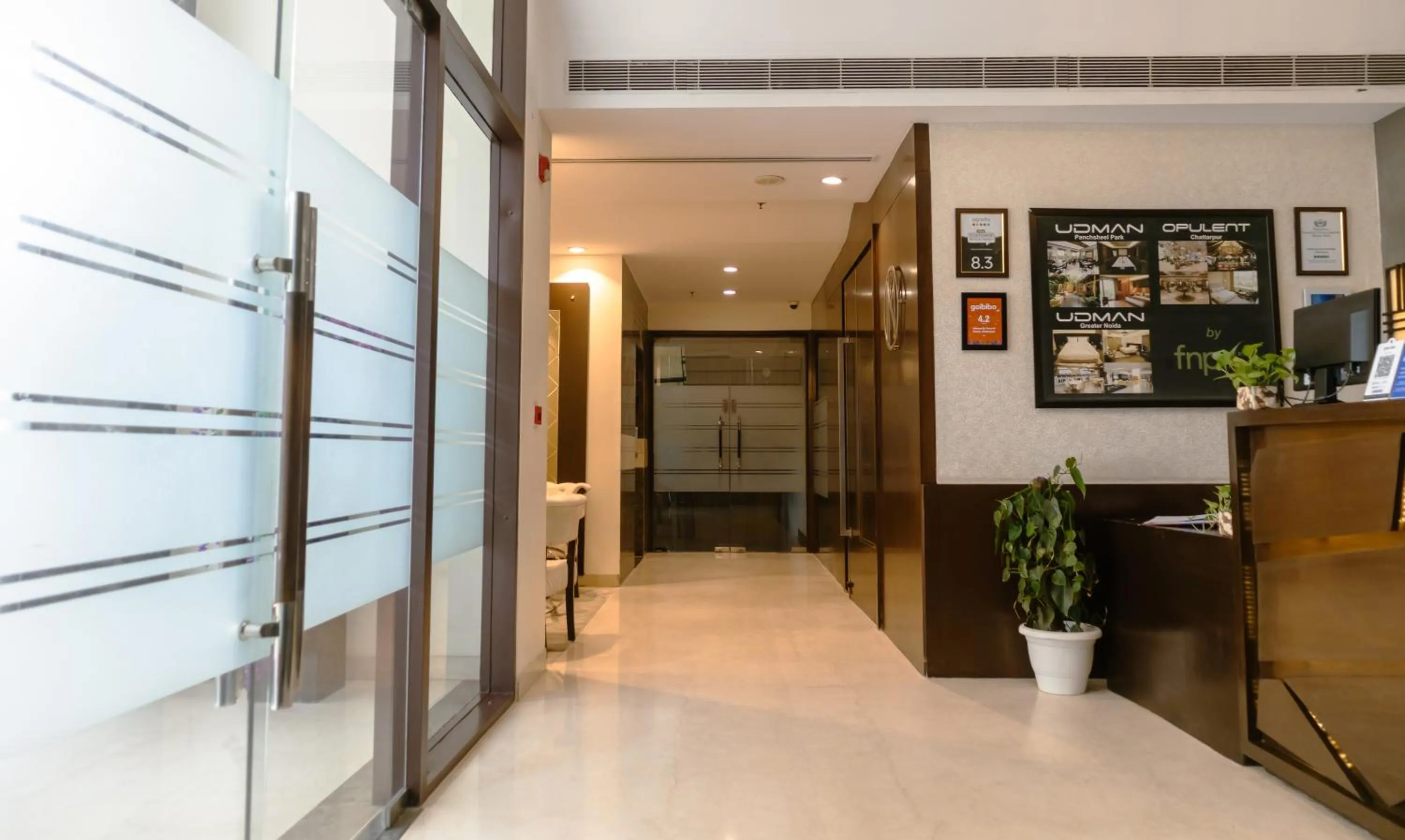 Lobby or reception in Udman Hotel Chhattarpur