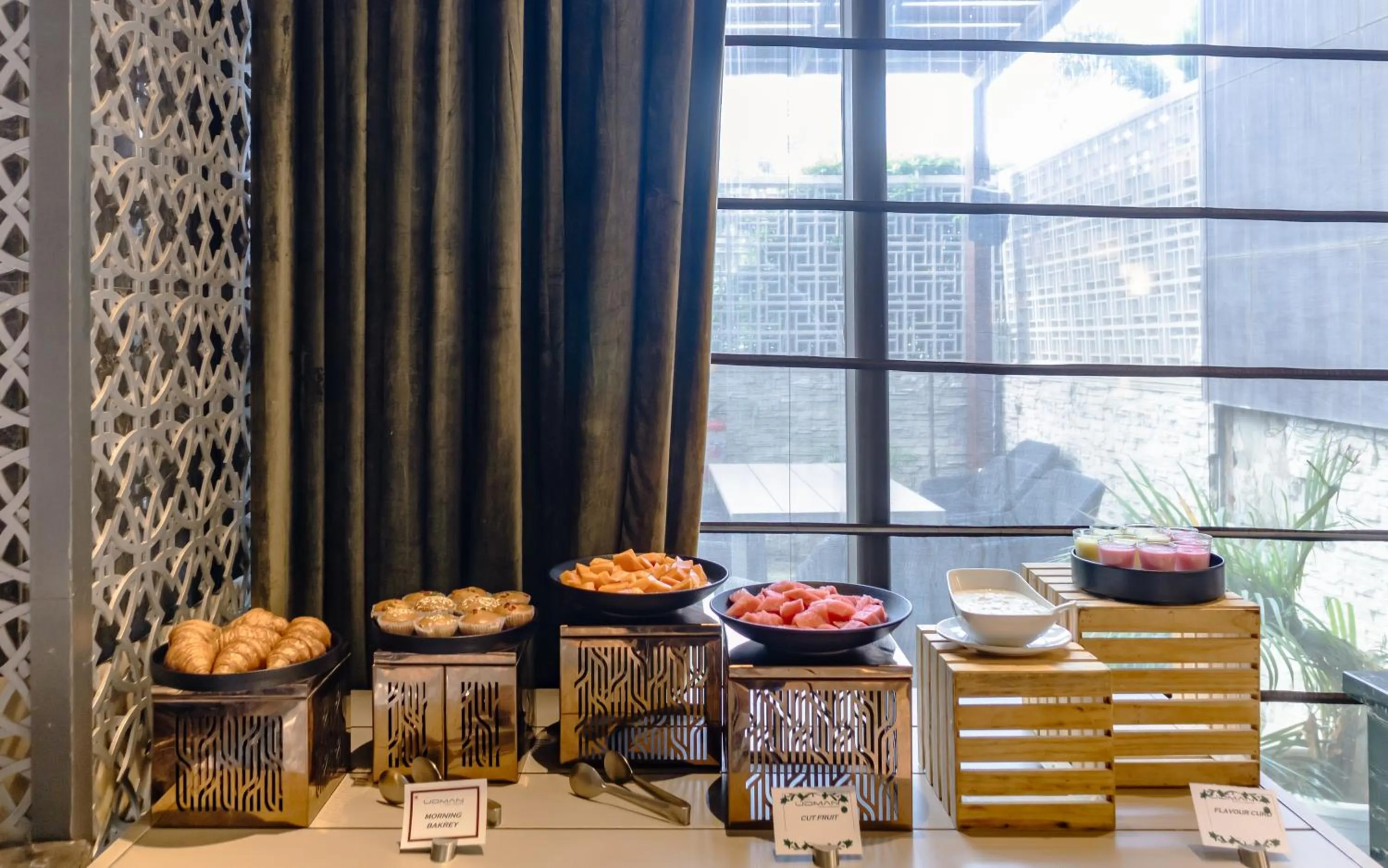 Breakfast in Udman Hotel Chhattarpur