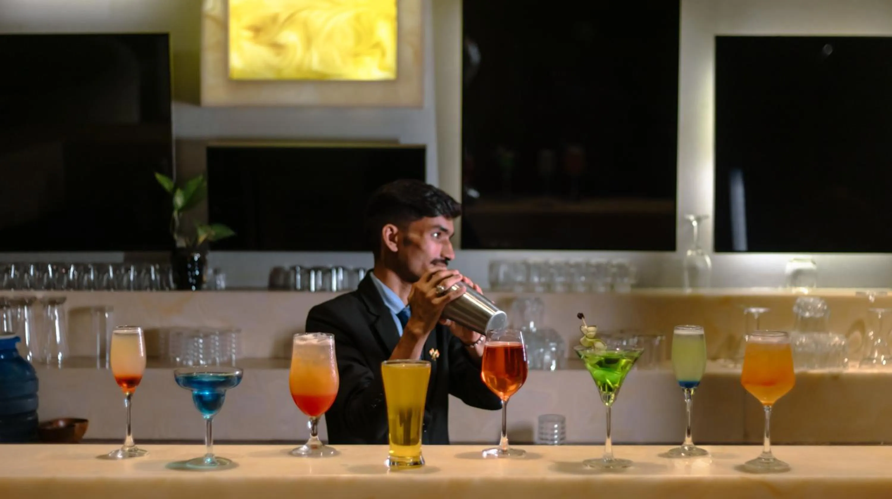 Drinks in Udman Hotel Chhattarpur