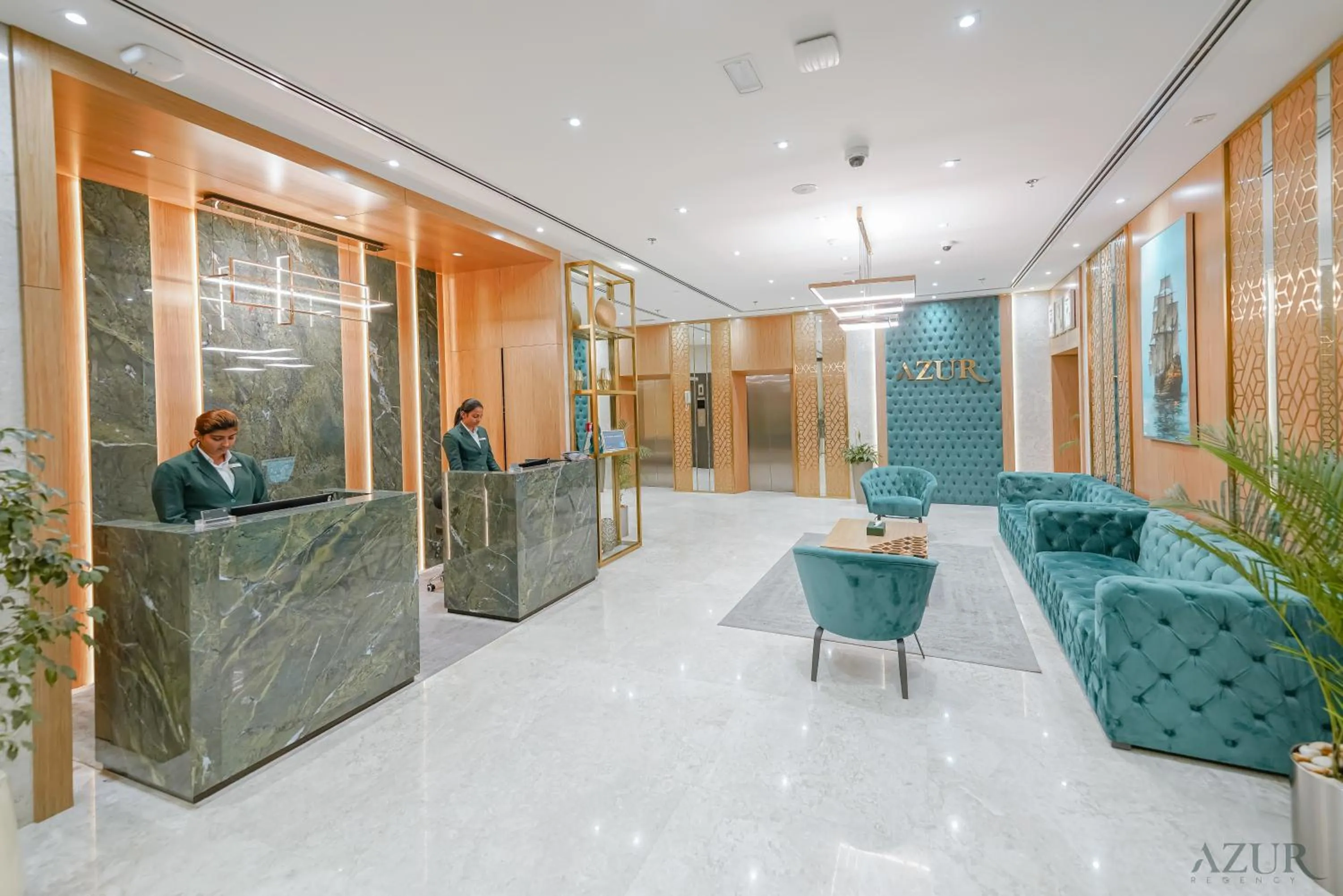 Lobby or reception in Azur Regency Hotel Apartments