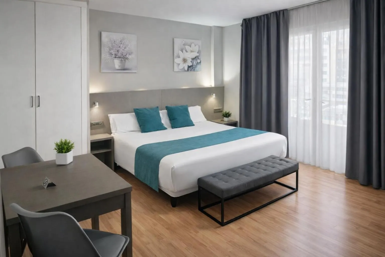 Bed in Hotel El Faro Marbella