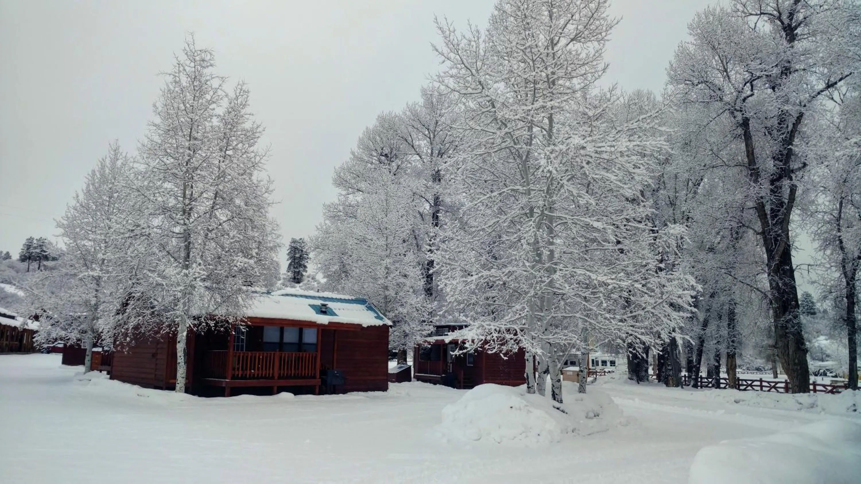Winter in Chama River Bend Lodge