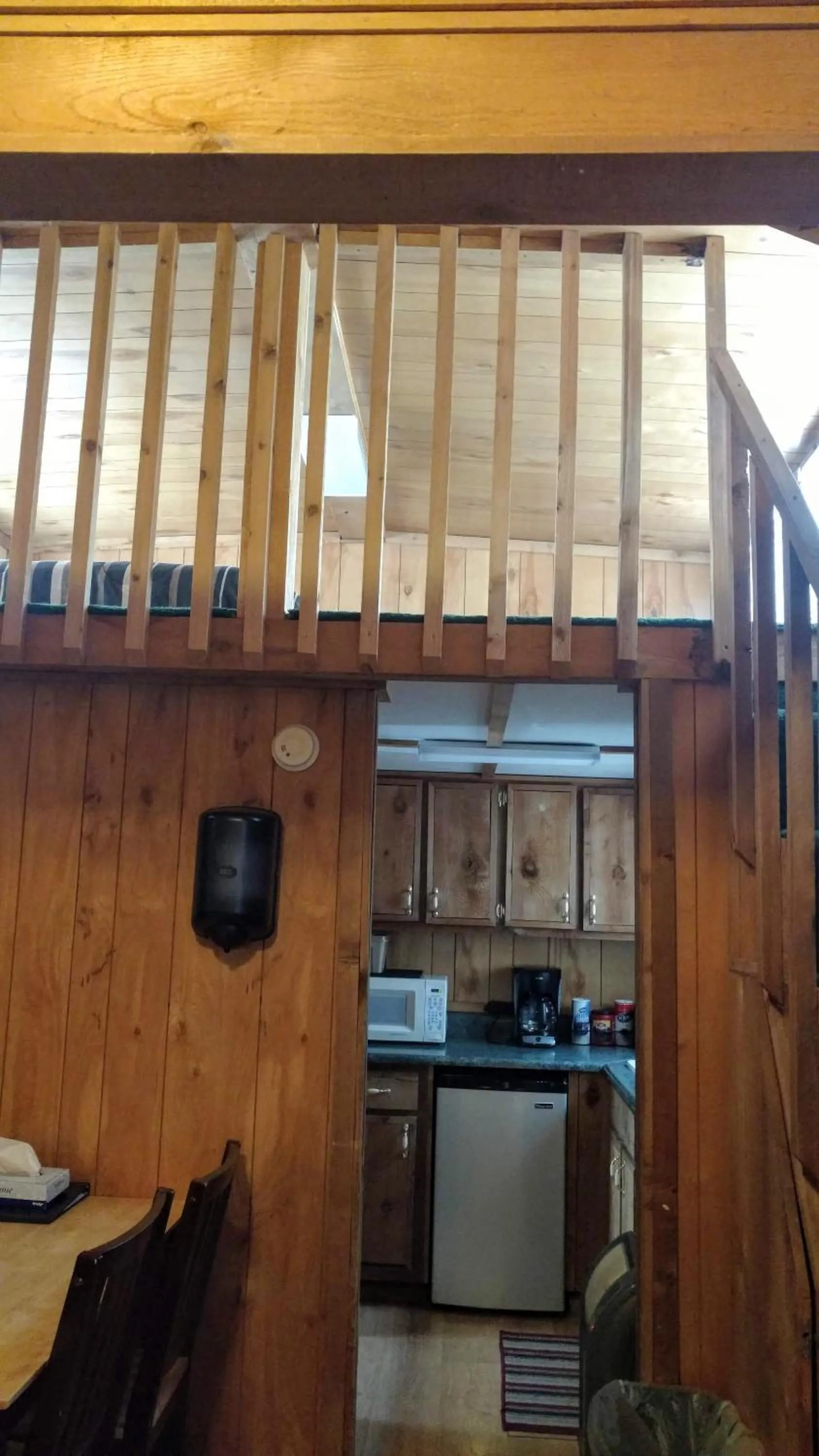 Bed in Chama River Bend Lodge