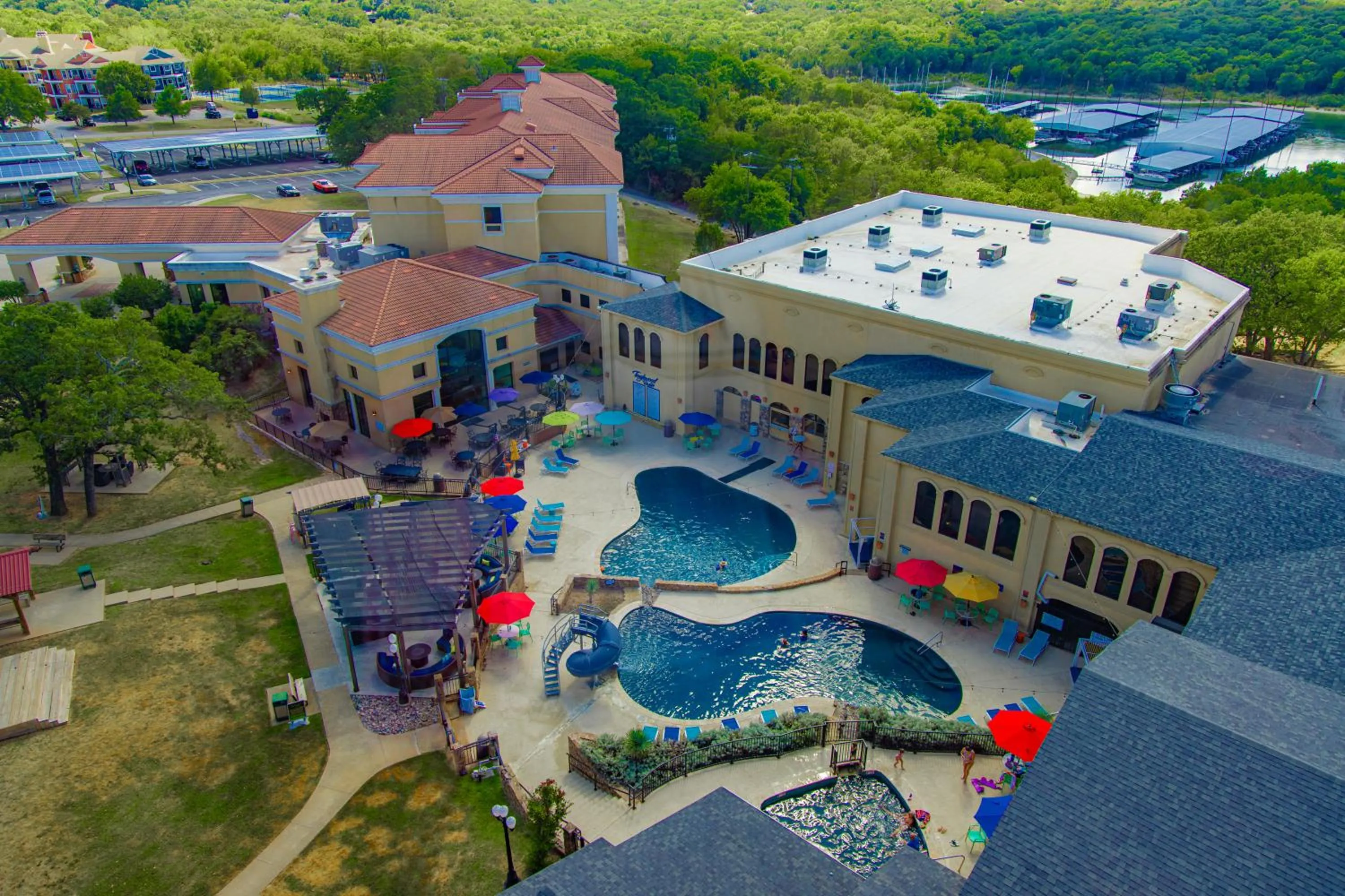 Property building in Tanglewood Resort on Lake Texoma, an Ascend Collection Resort