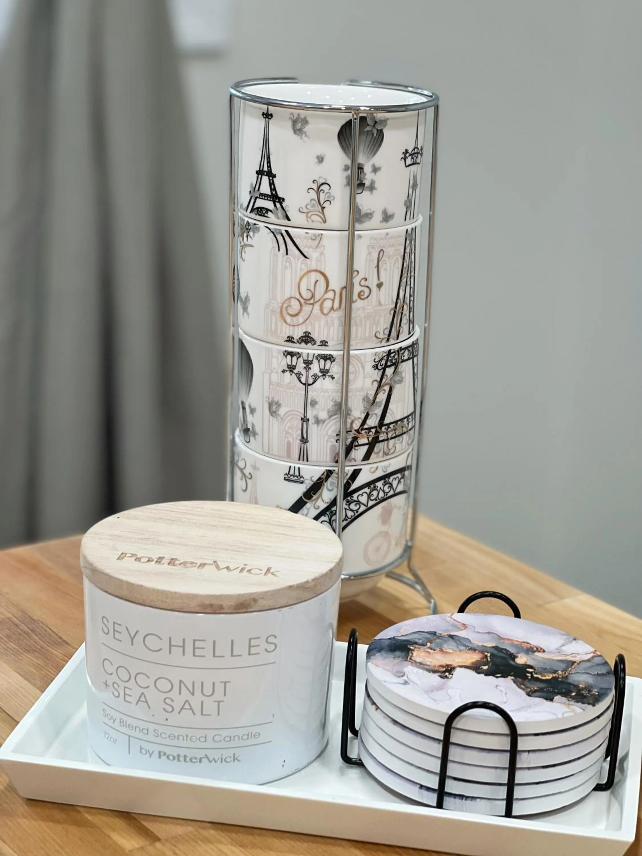 Decorative detail in Anchorage midtown apartment- Wyoming 1