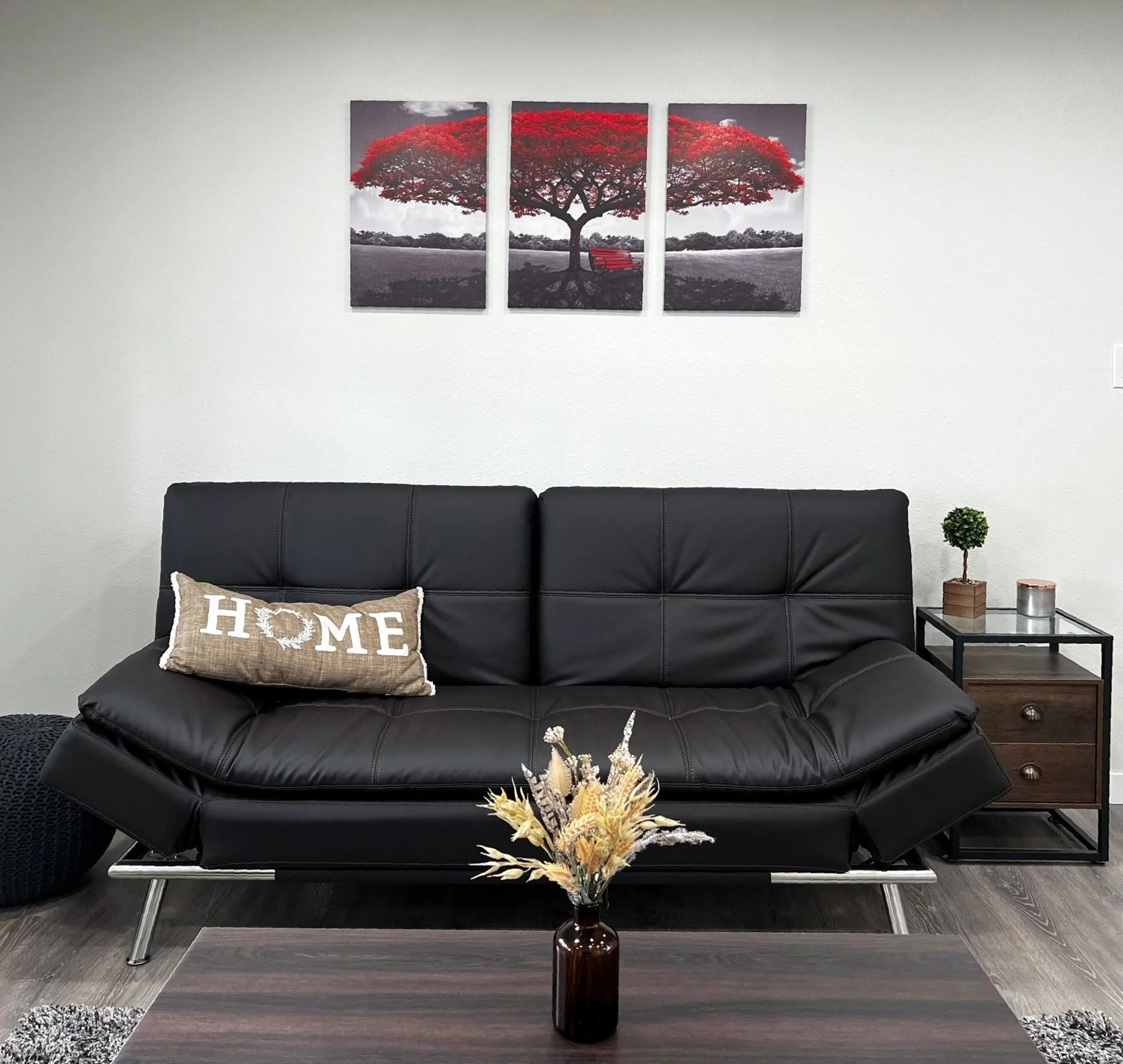 Living room in Anchorage midtown apartment- Wyoming 1