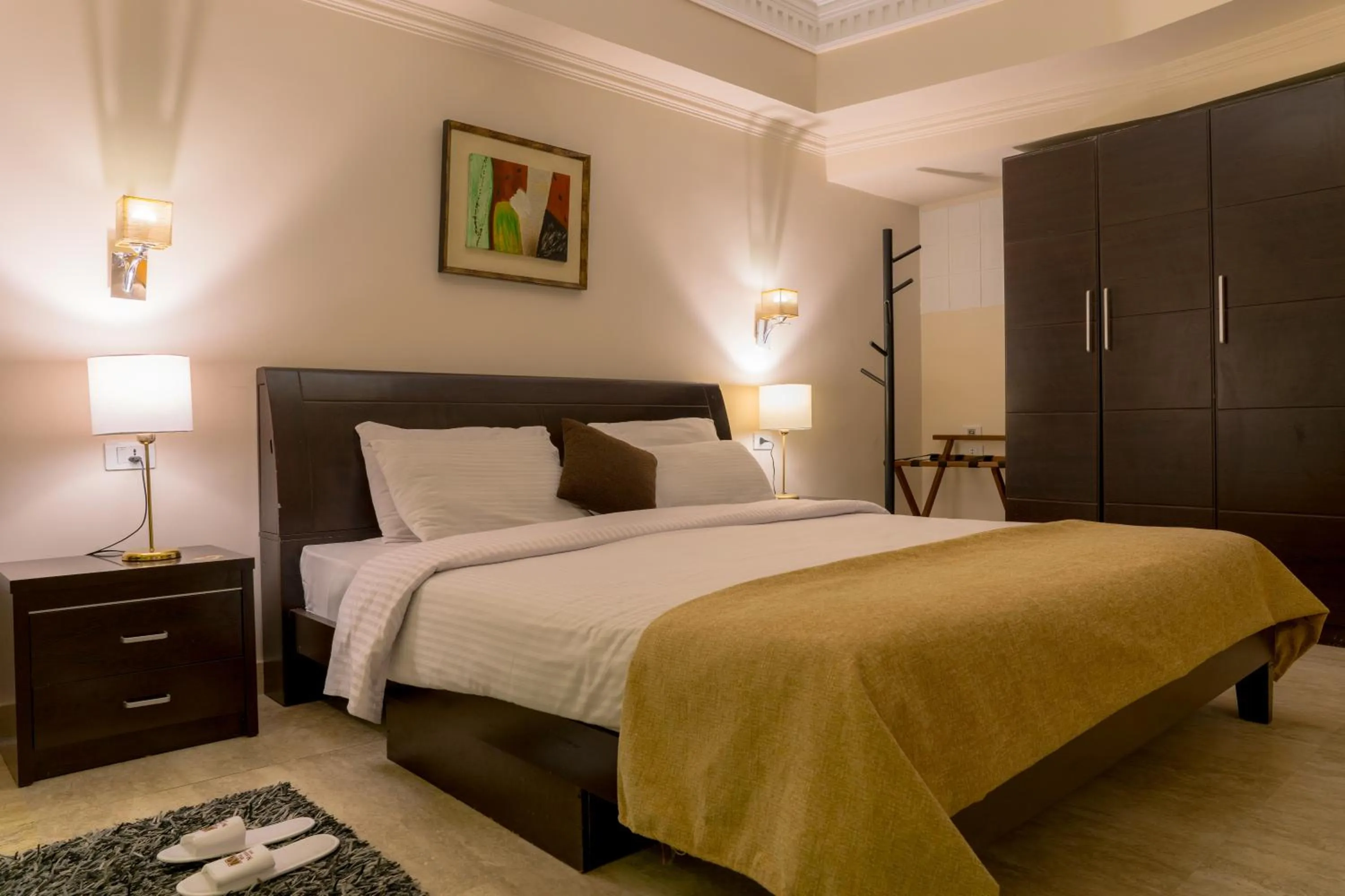 Bed in Hotel Royal Marshal