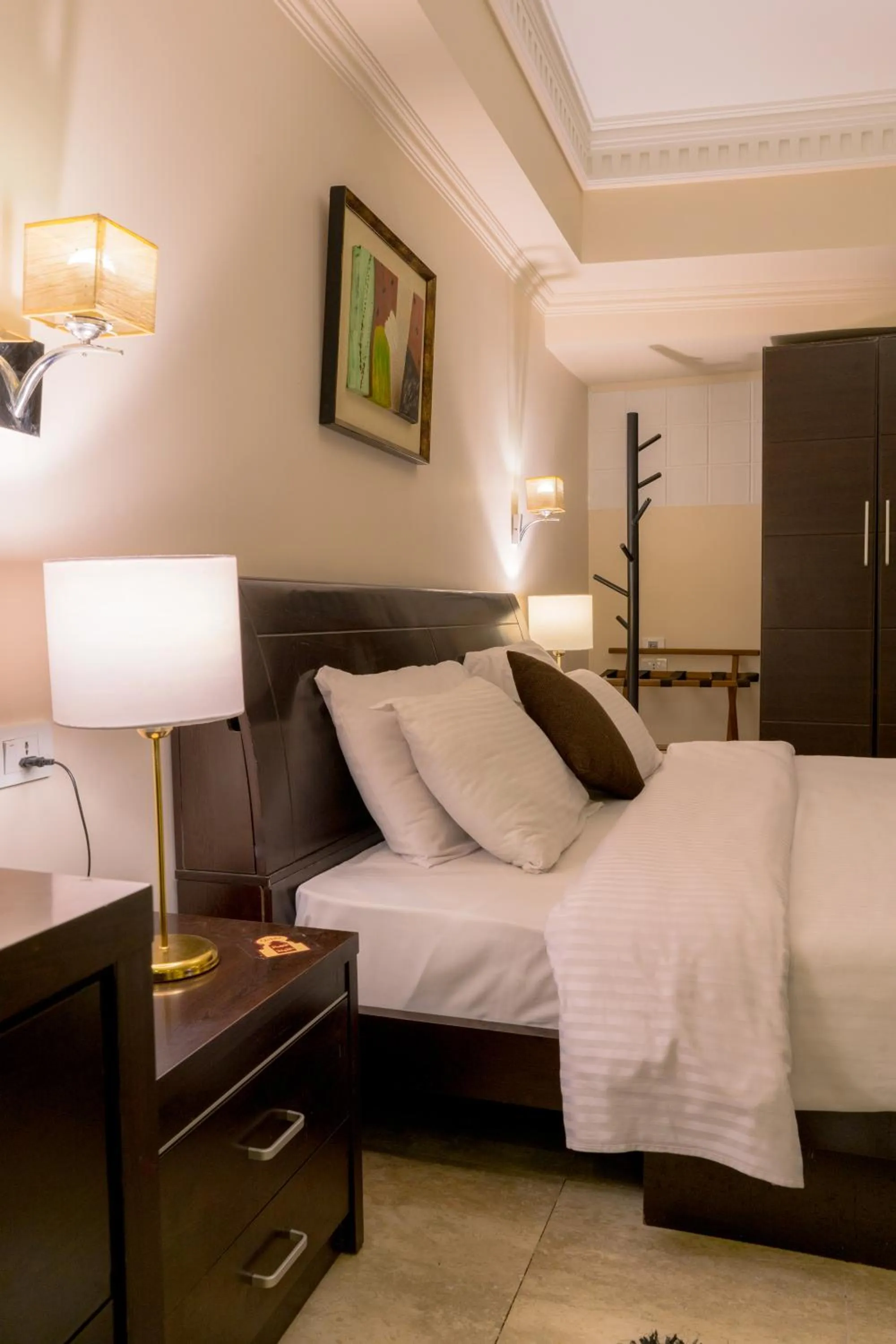 Bed in Hotel Royal Marshal