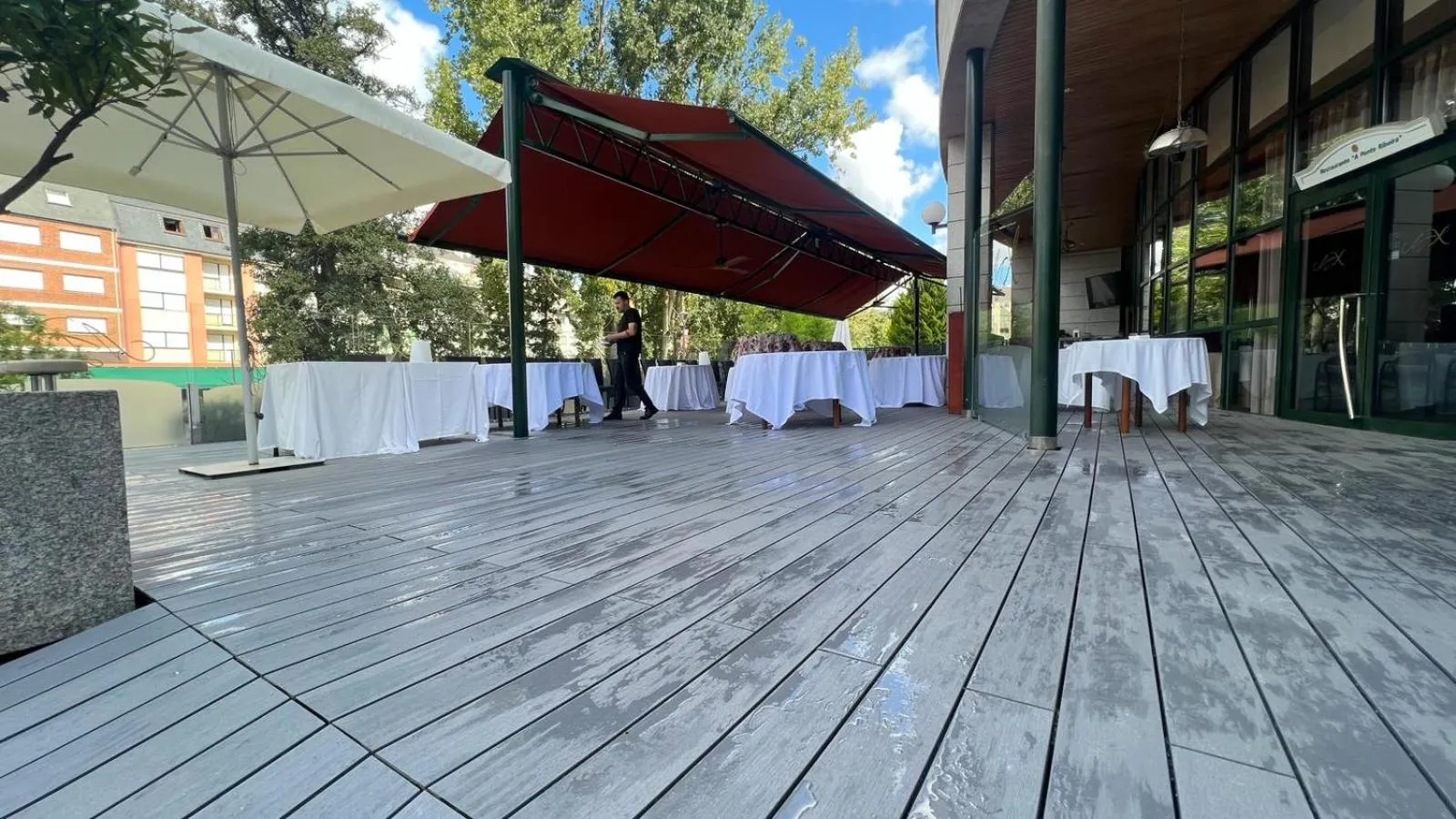 Balcony/Terrace in Hotel Alfonso IX