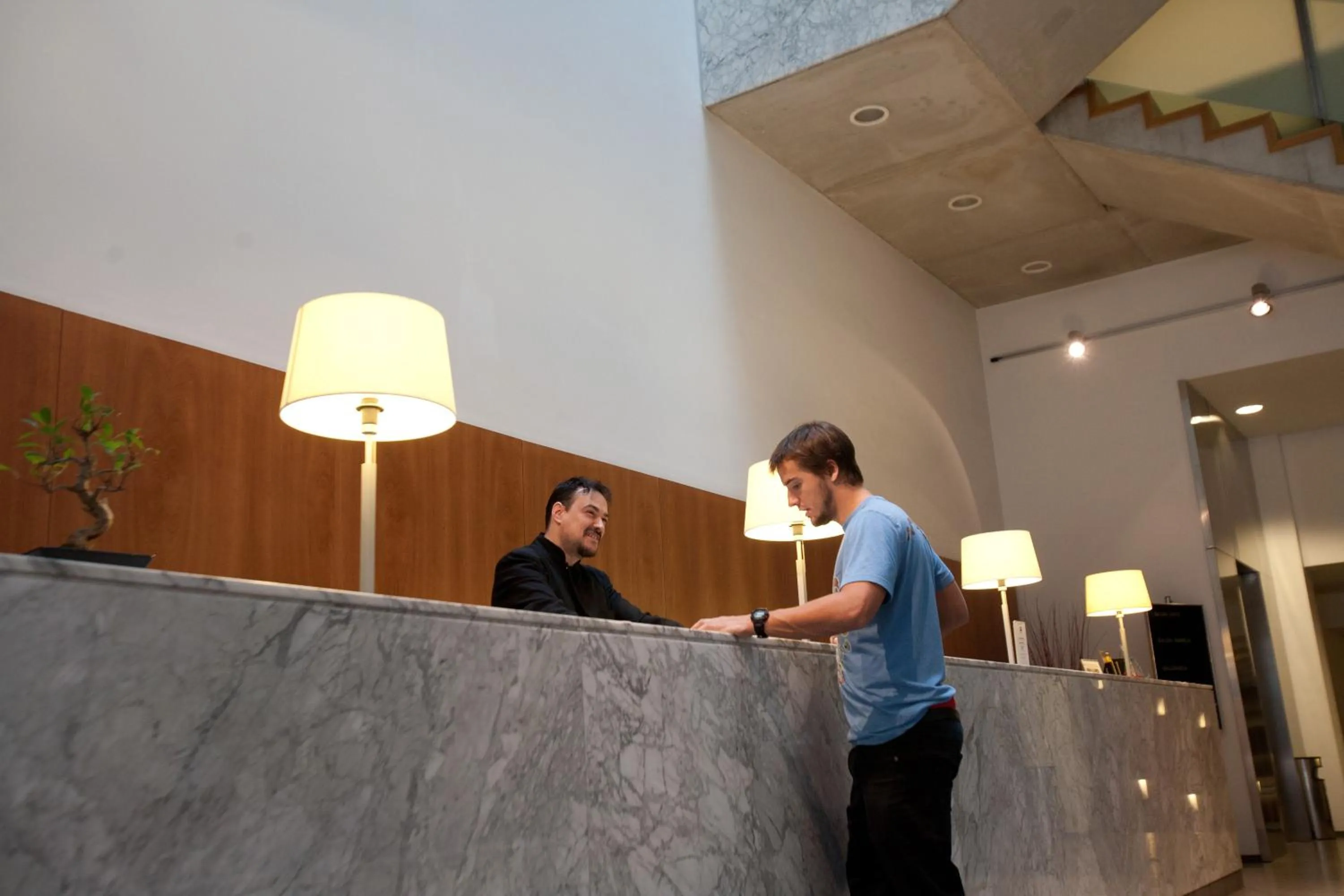 Lobby or reception in Onix Rambla