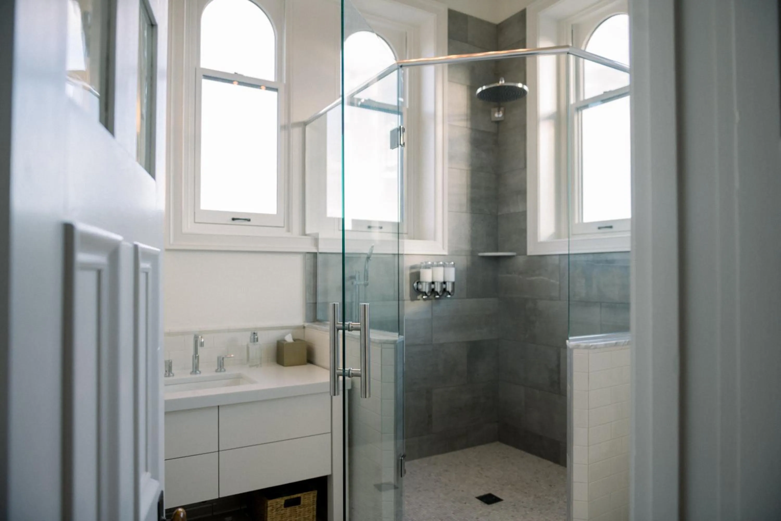 Shower in Wilbur Mansion