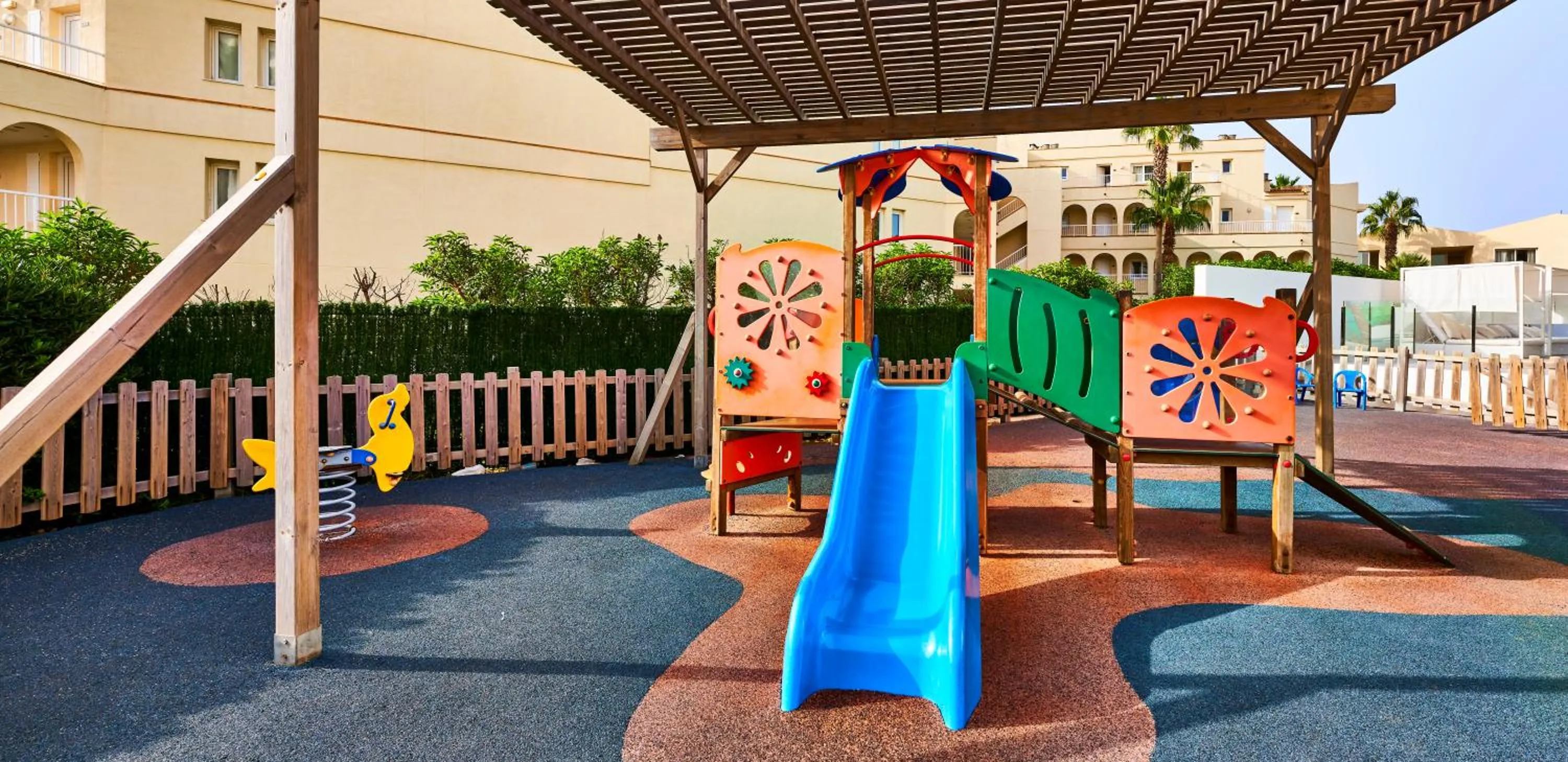 Children play ground in Globales Cala'n Bosch