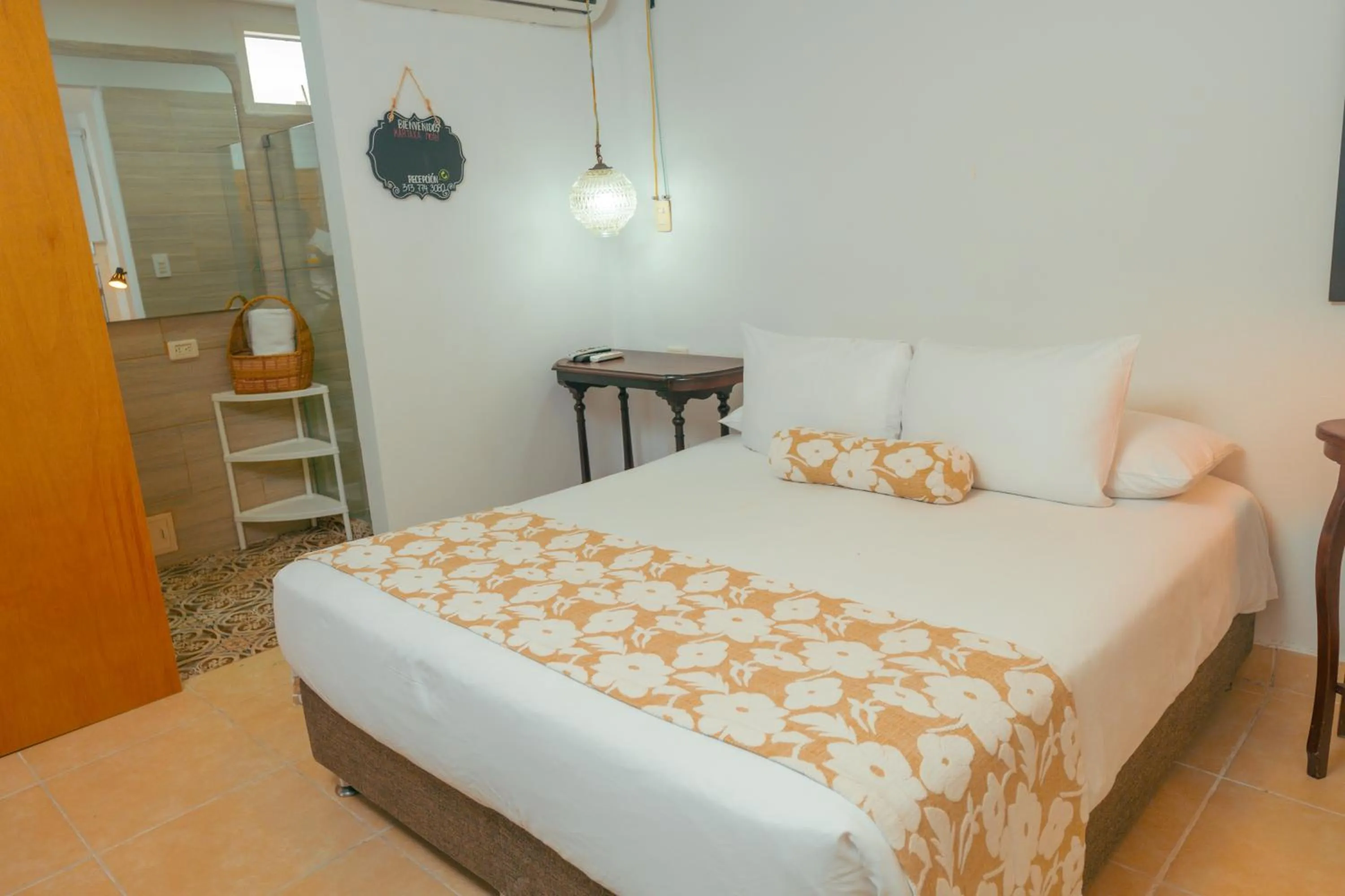 Bed in Hotel Kartaxa