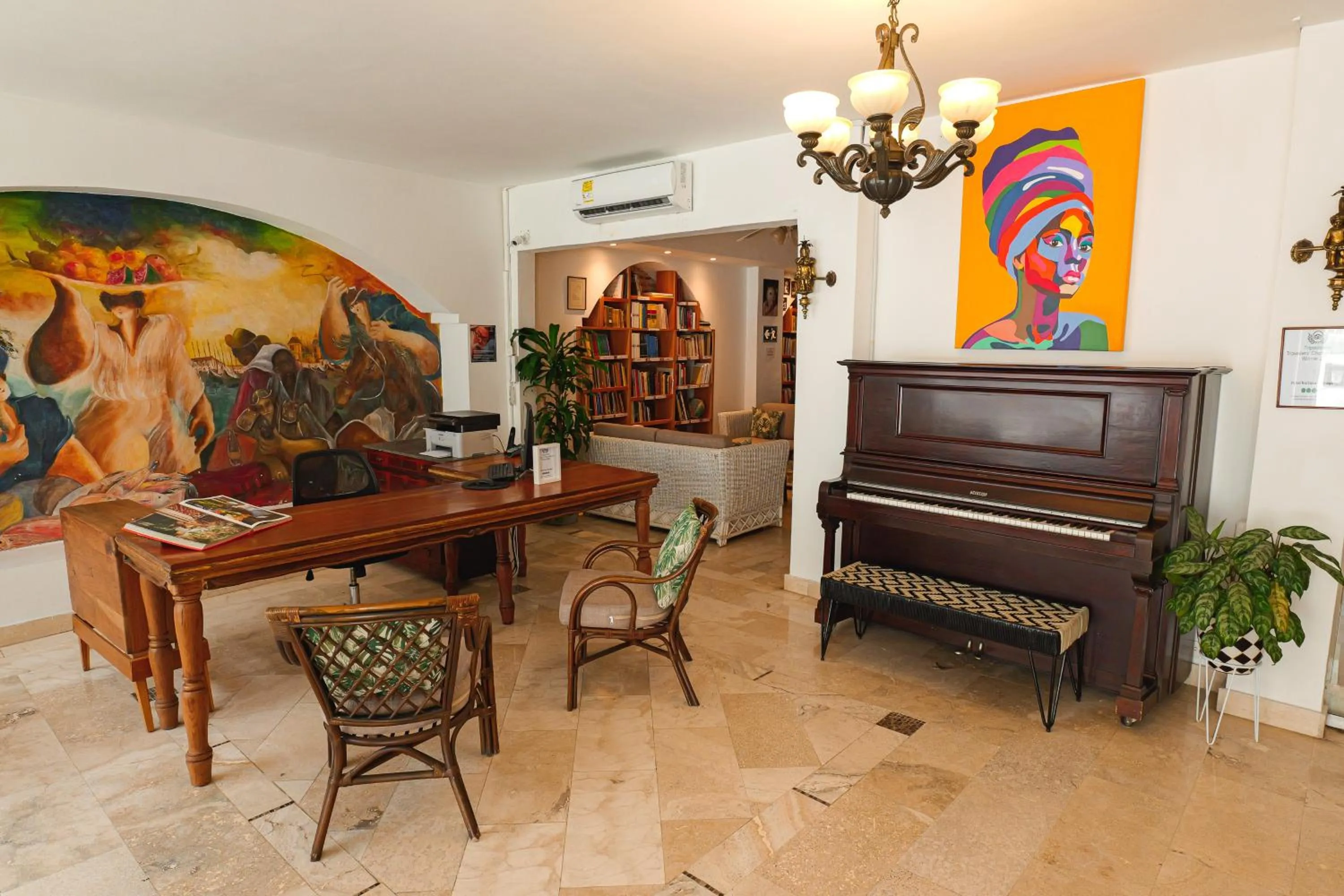 Lobby or reception in Hotel Kartaxa