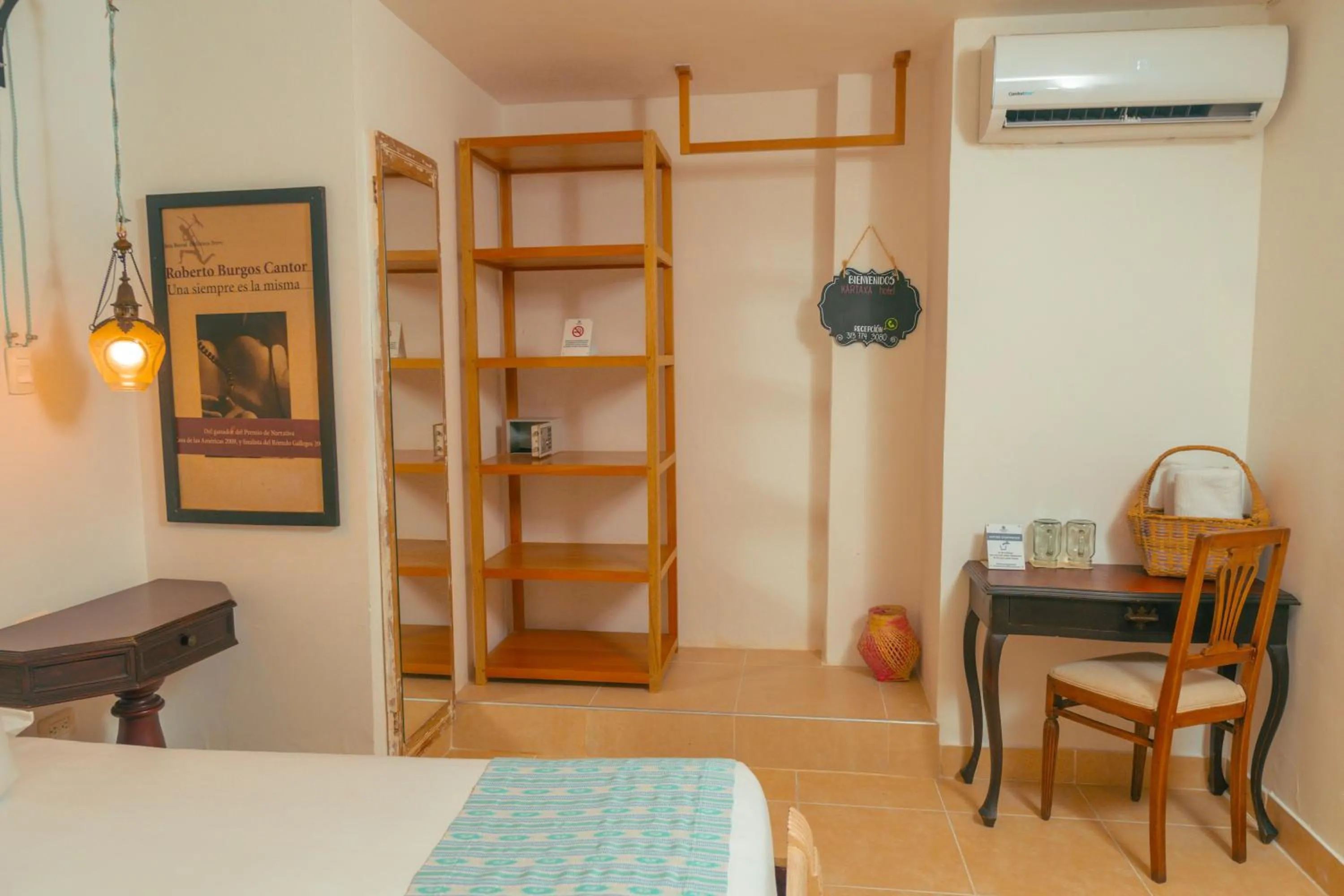 Bed in Hotel Kartaxa