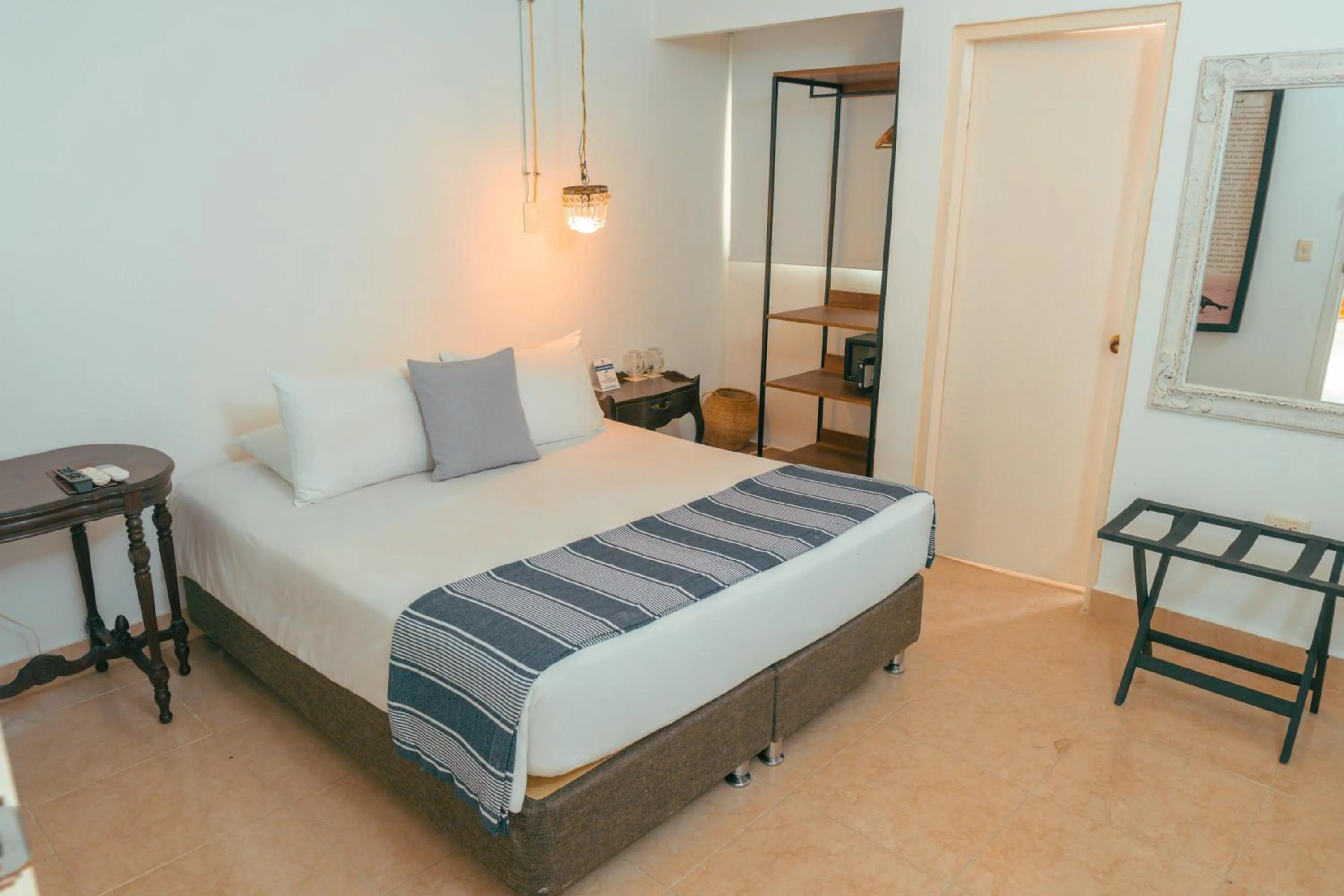 Bed in Hotel Kartaxa