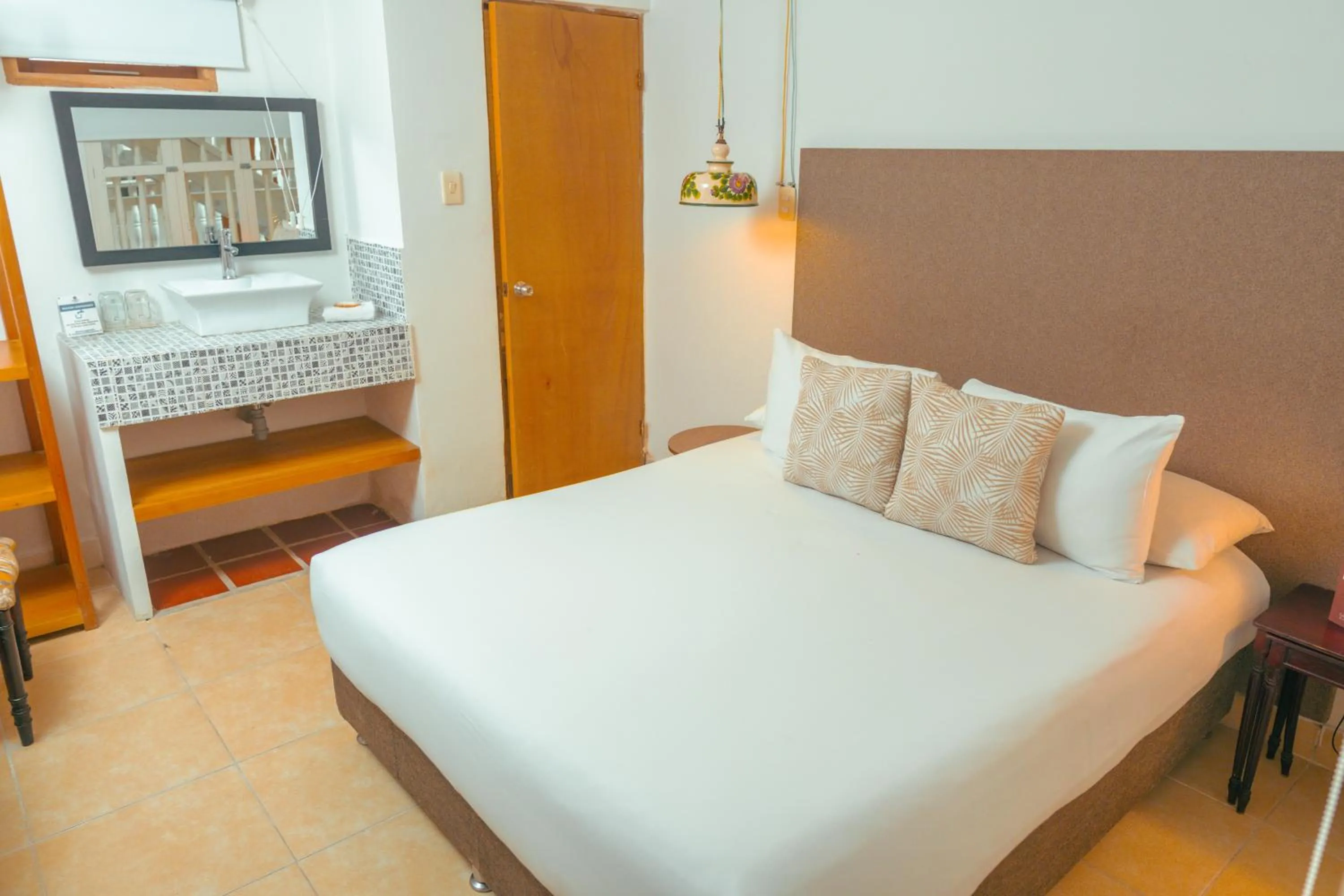 Bed in Hotel Kartaxa