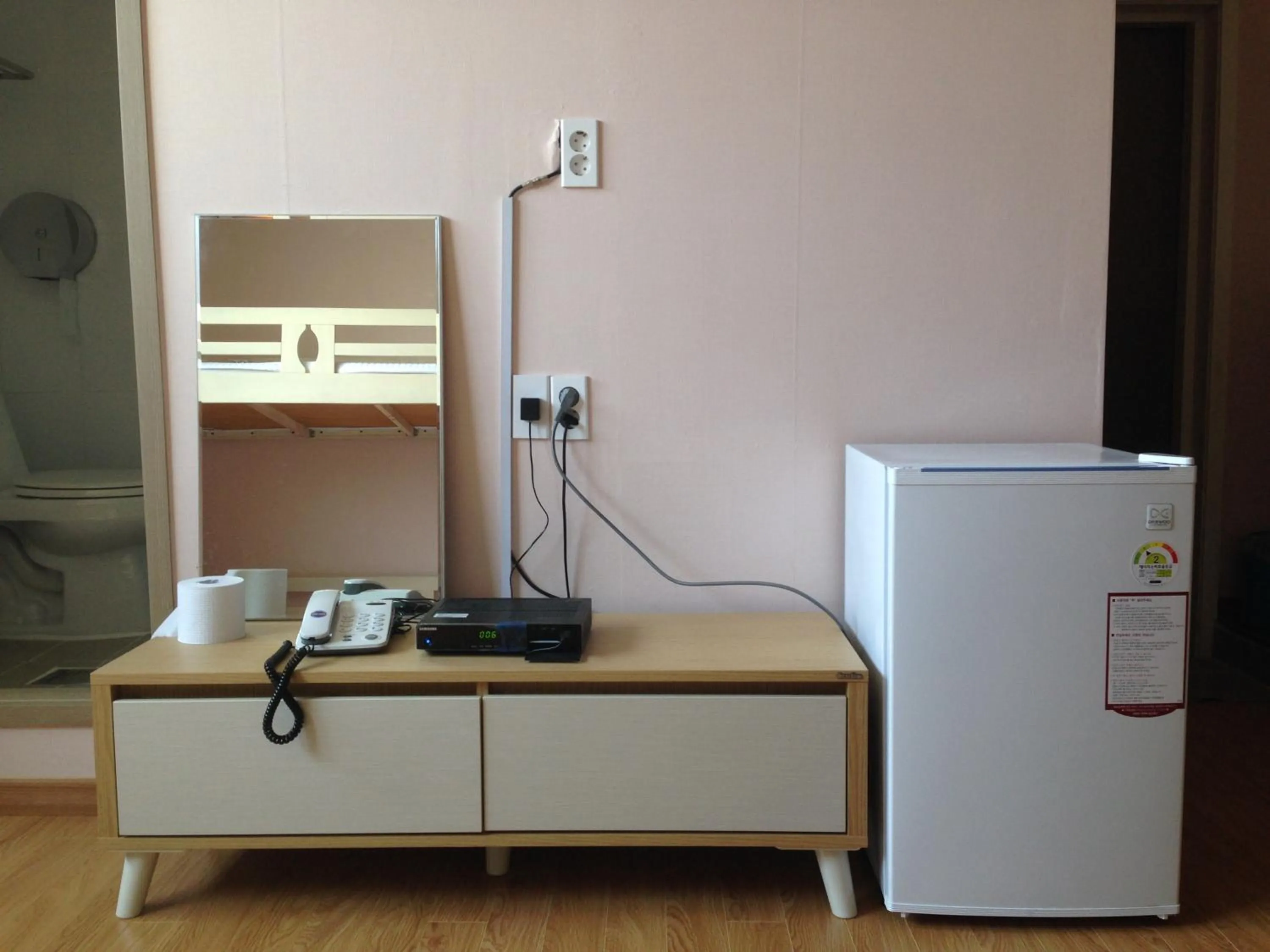 Decorative detail in Jeju R Hotel & Guesthouse