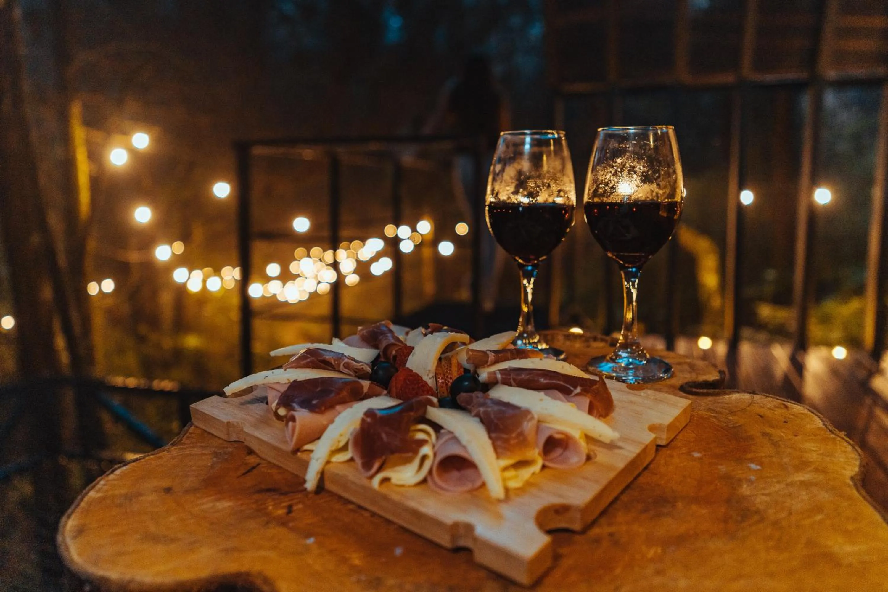 Food and drinks in Oculto refugio de bosque