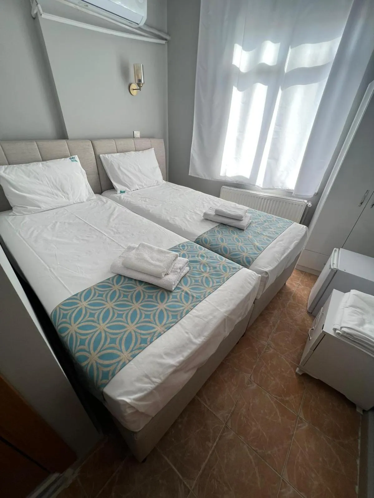 Bed in GRAND Deniz Hotel