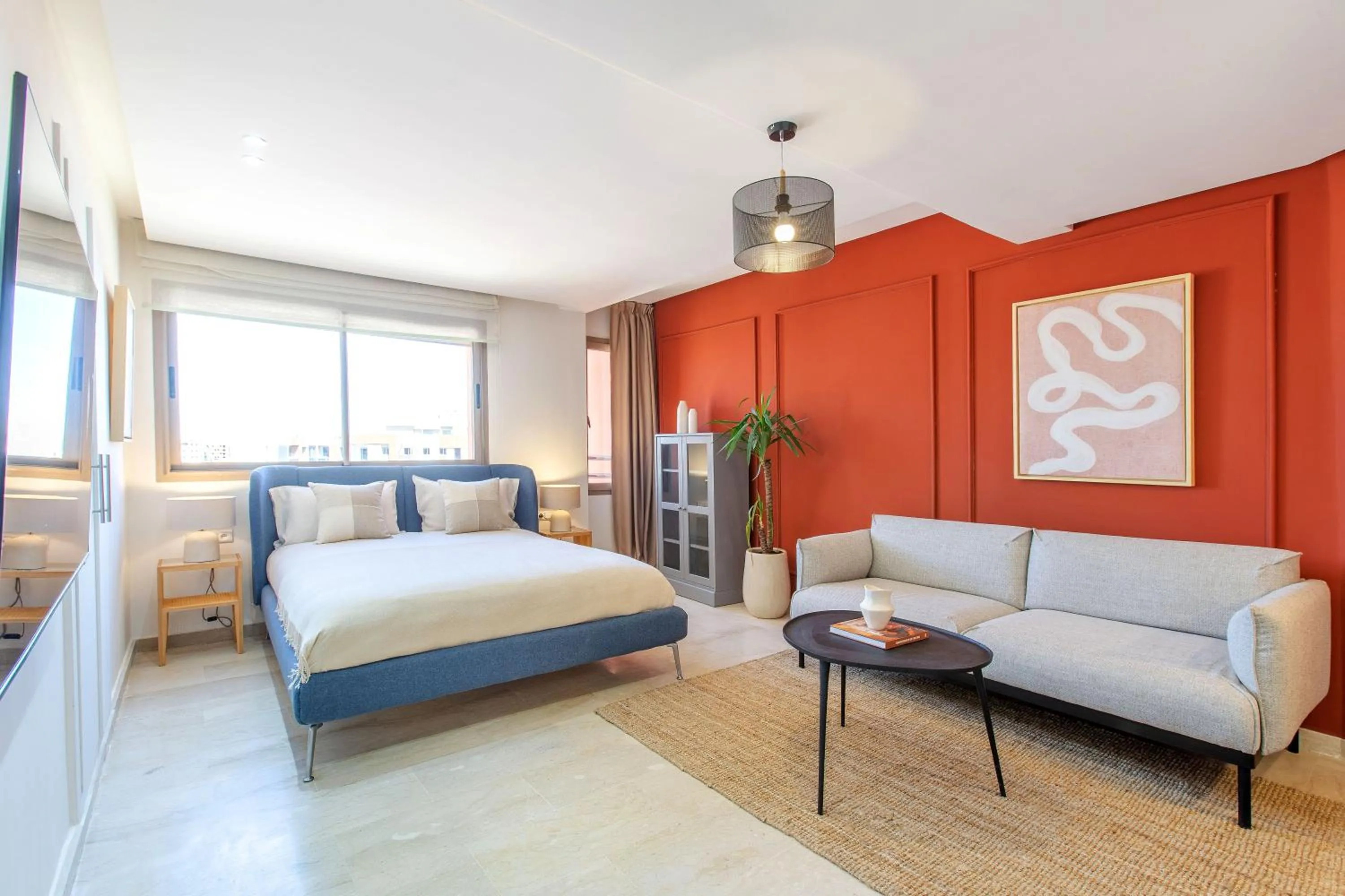 Bed in ZARI Boutique ApartHotel