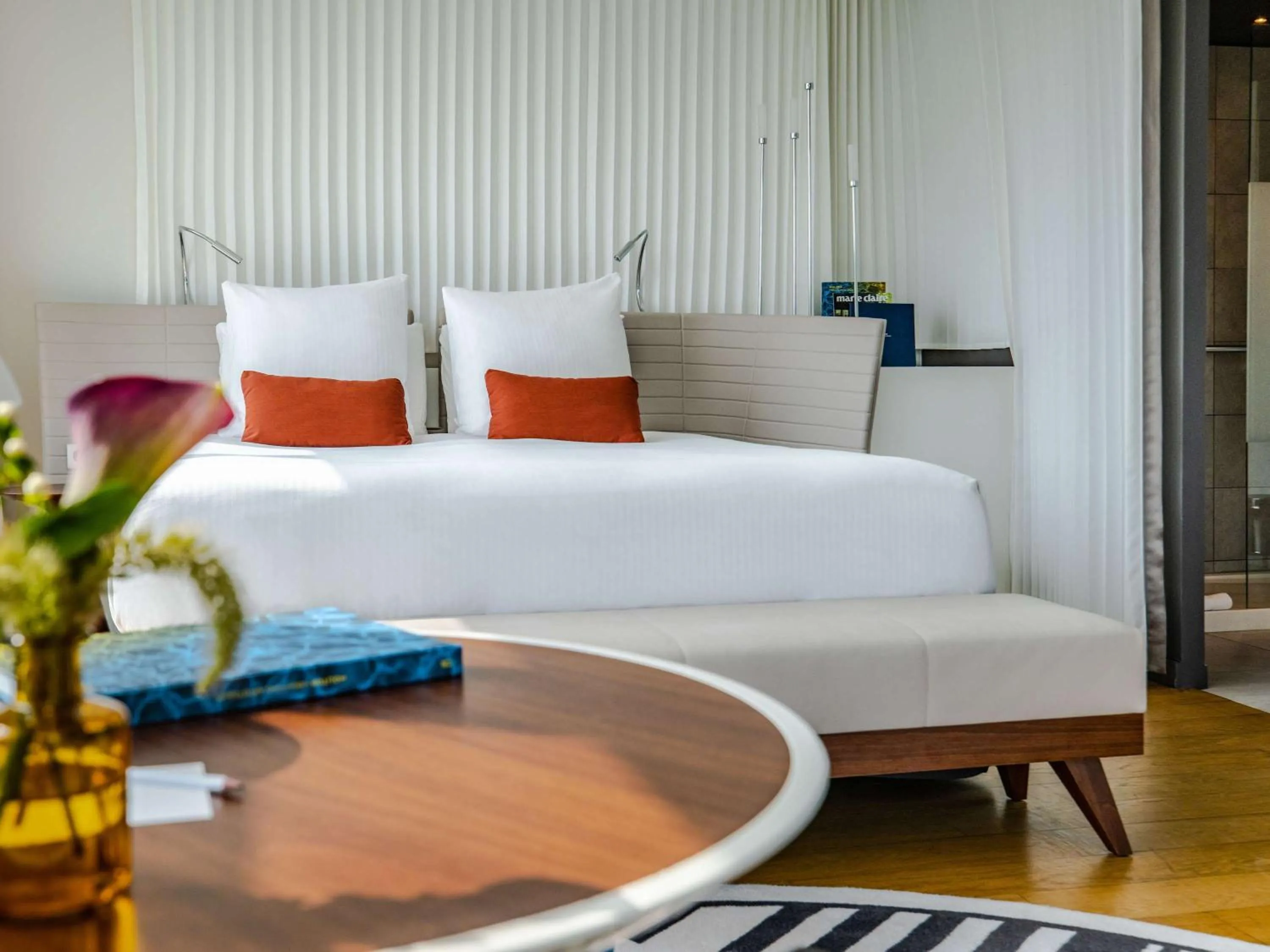 Bedroom, Bed in Molitor Hotel & Spa Paris - MGallery Collection