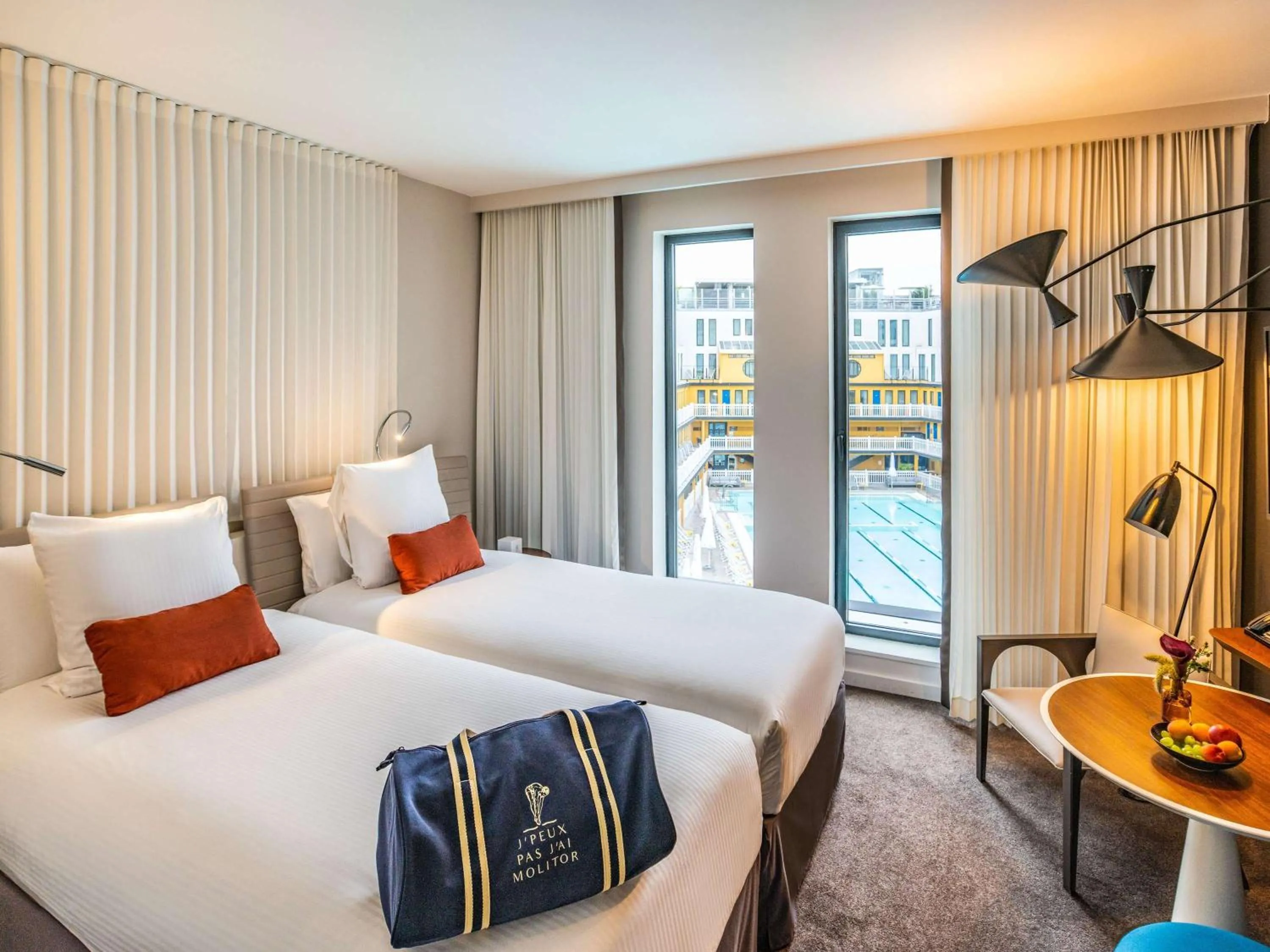 Bedroom, Bed in Molitor Hotel & Spa Paris - MGallery Collection