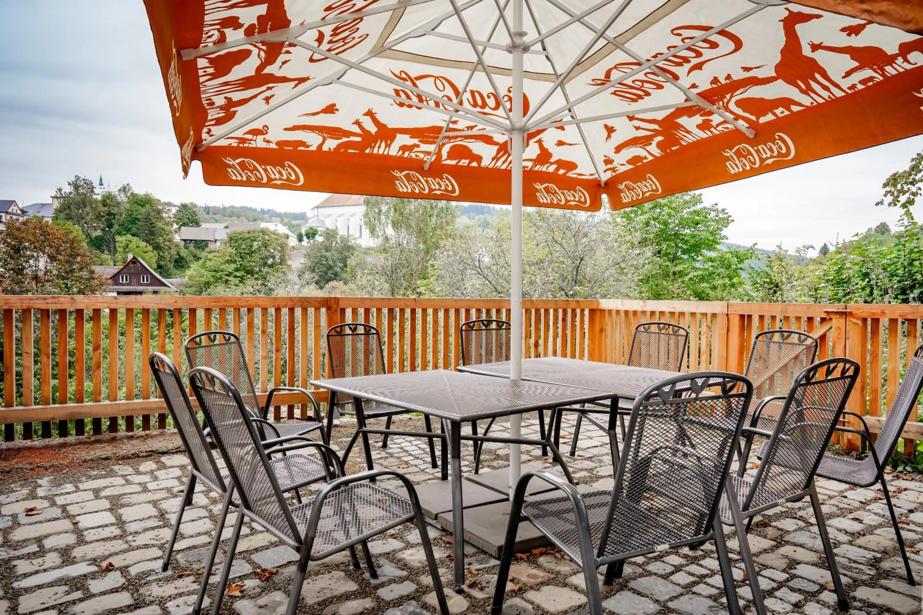 Balcony/Terrace in Apartmány NONE