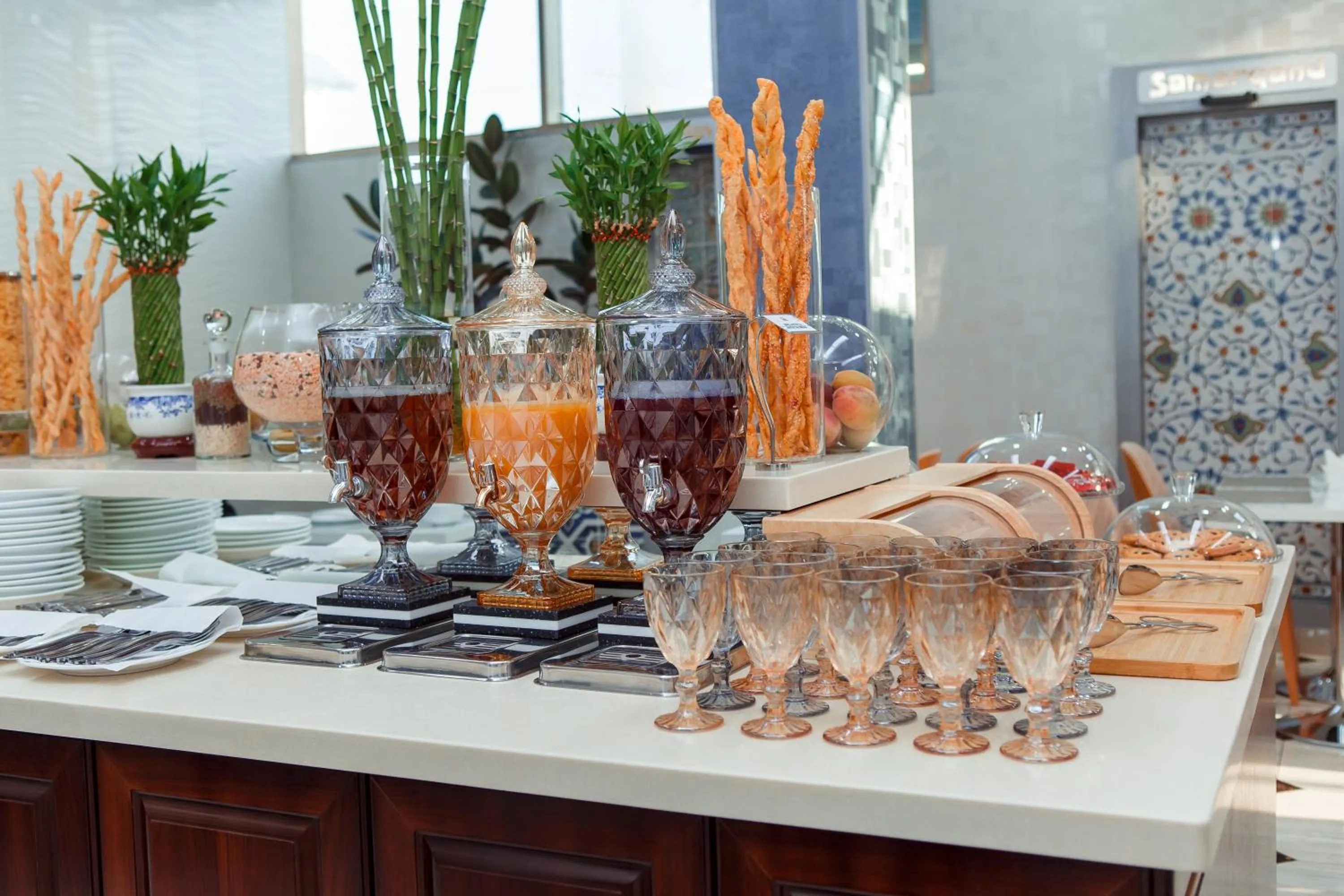 Buffet breakfast in Ada Hotel