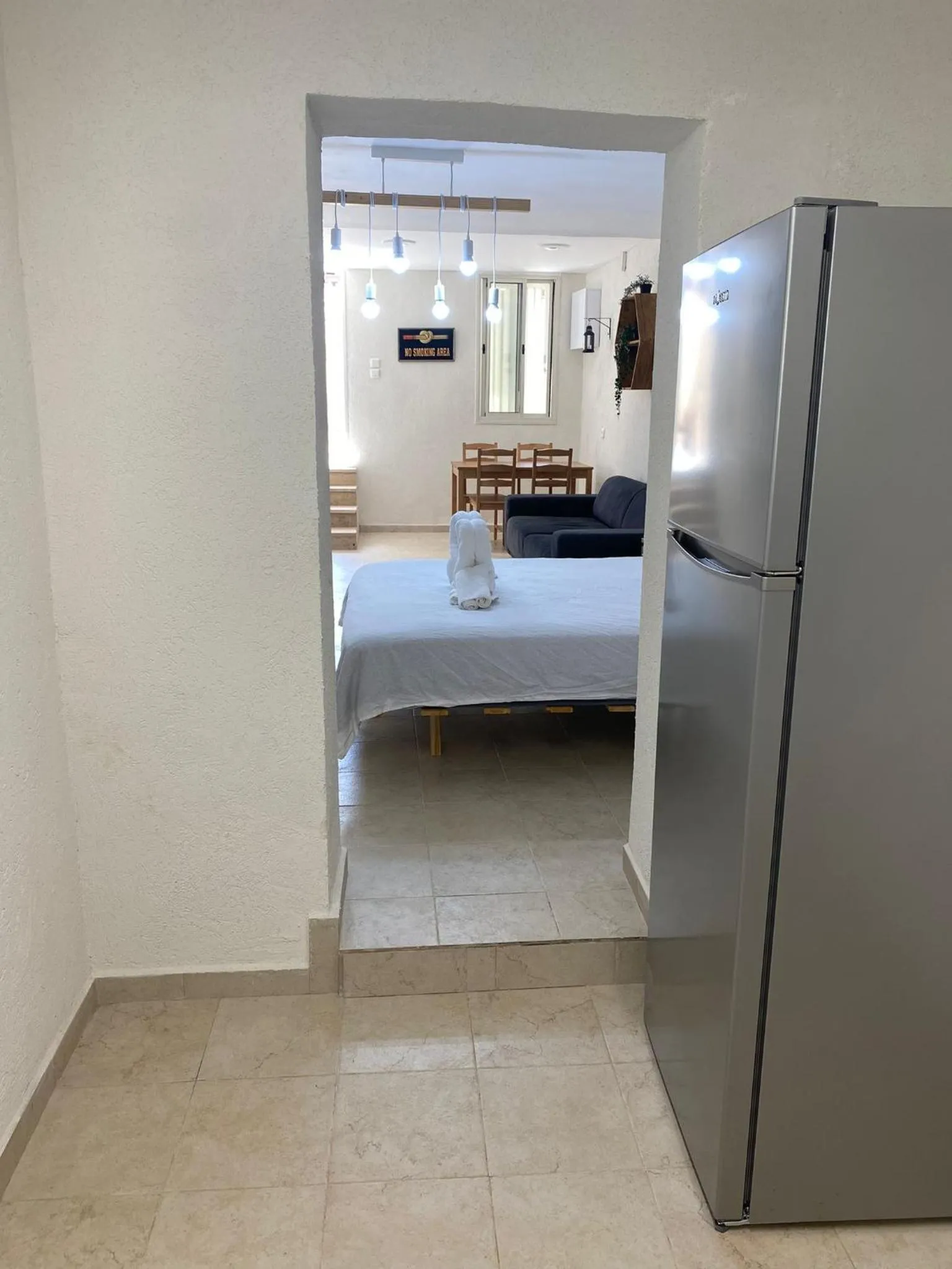 Photo of the whole room, Bed in Maya Guest House - German Colony & Baháí Gardens, Haifa