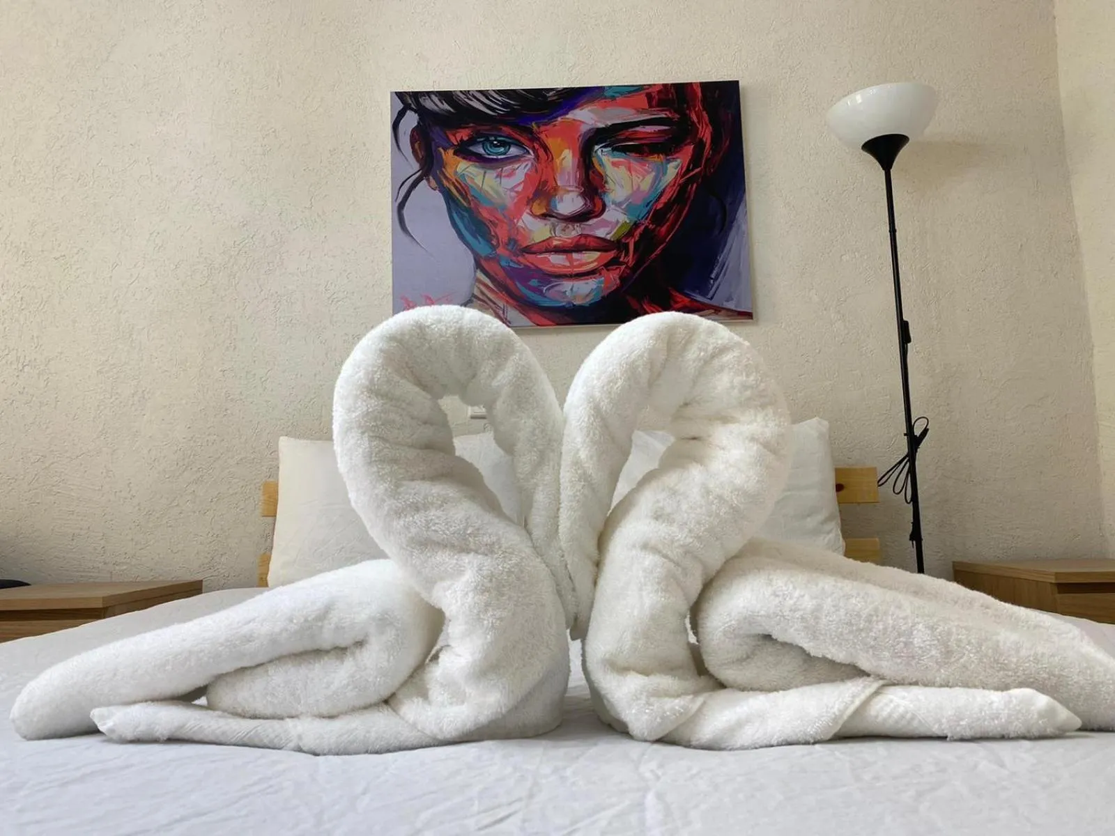 Bedroom, Bed in Maya Guest House - German Colony & Baháí Gardens, Haifa