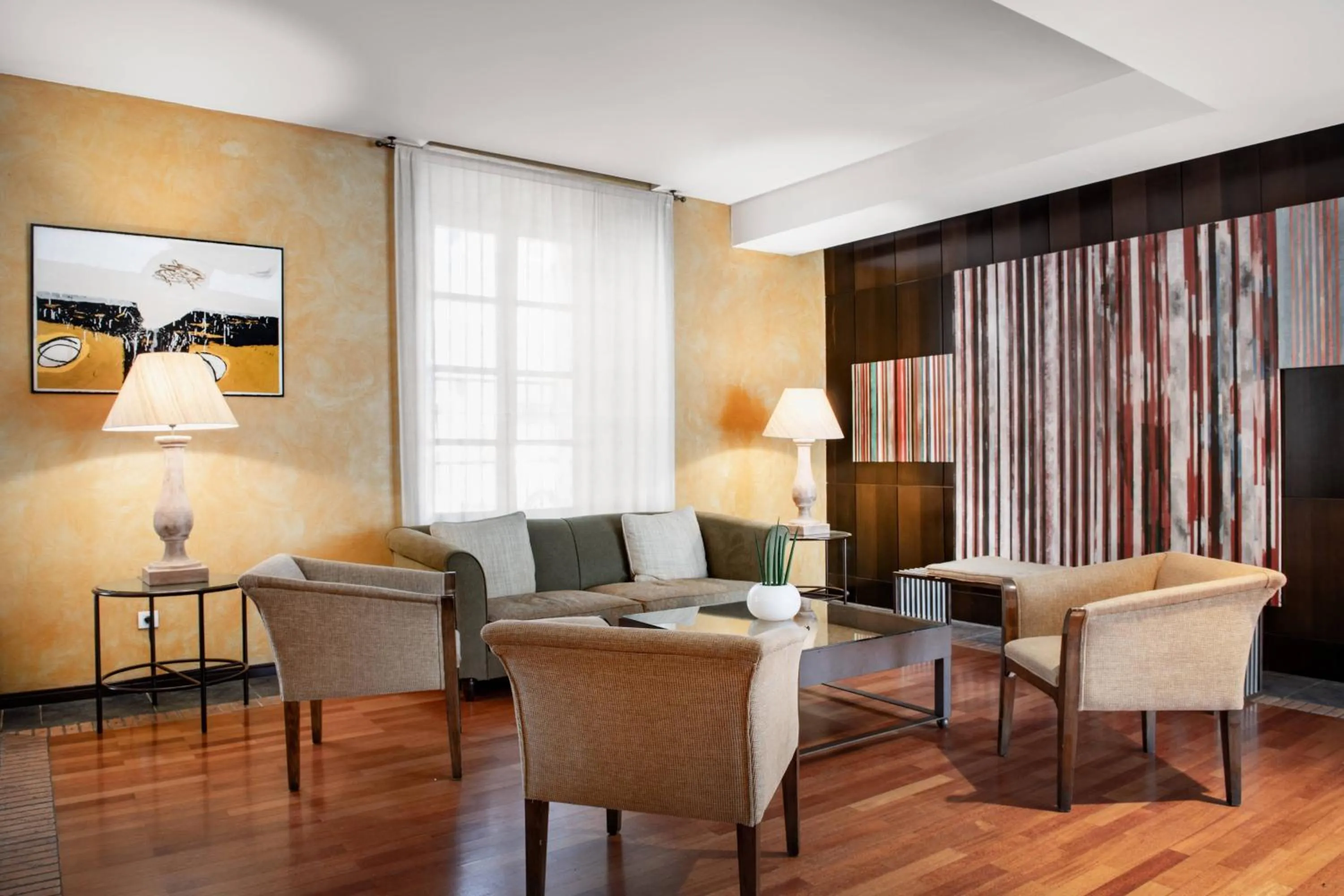 Lobby or reception in AC Hotel Ciudad de Tudela by Marriott