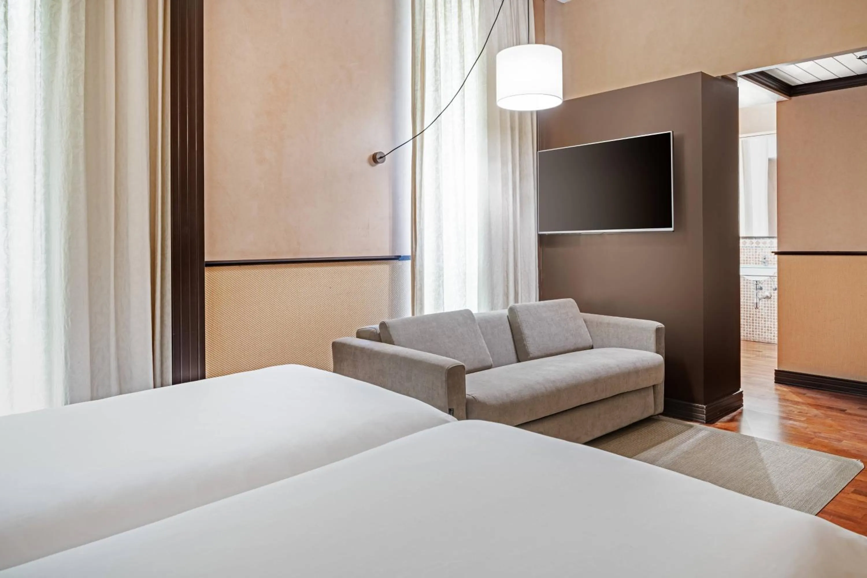 Photo of the whole room, Bed in AC Hotel Ciudad de Tudela by Marriott