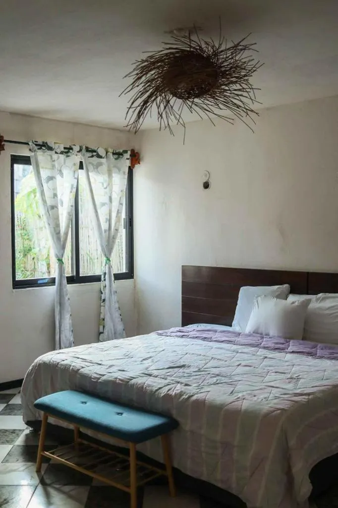 Bed in Casa Mate BeachFront HOUSES El Cuyo