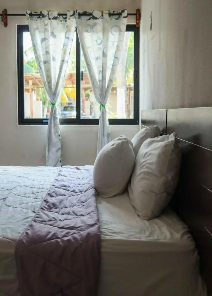 Bed in Casa Mate BeachFront HOUSES El Cuyo